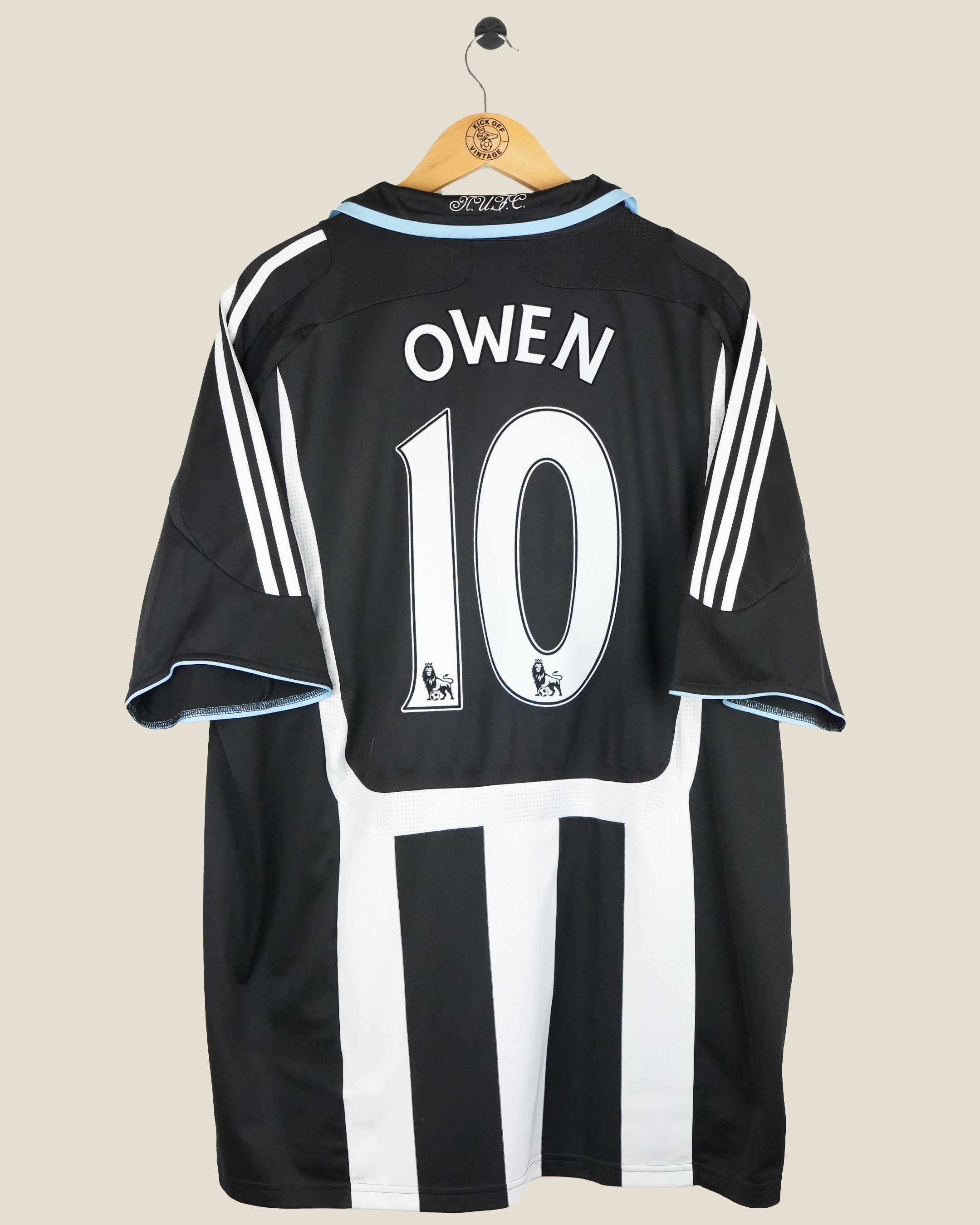 NEWCASTLE UNITED 2007/09 OWEN HOME SHIRT (S) ADIDAS