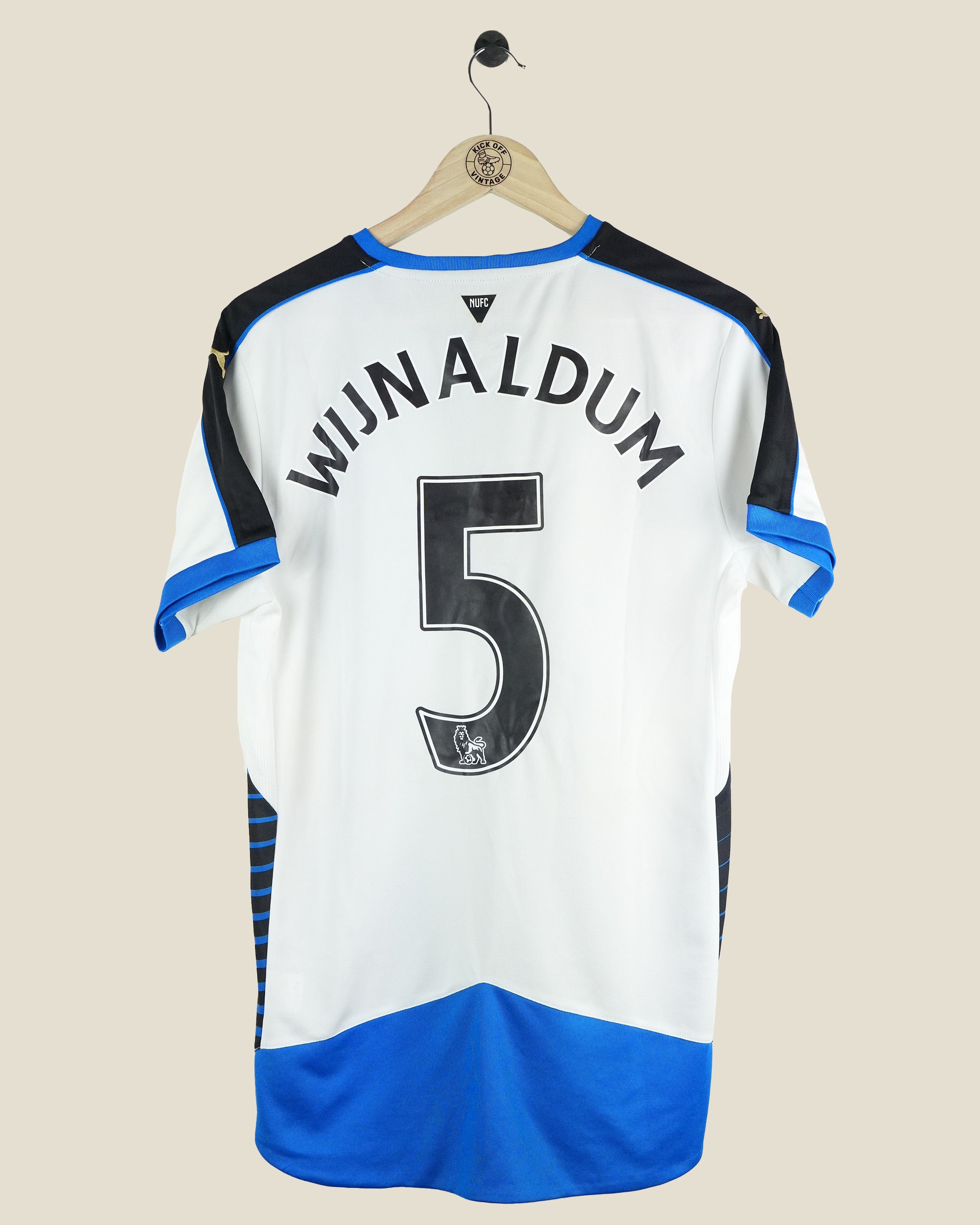 NEWCASTLE UNITED 2015/16 WIJNALDUM HOME SHIRT (M) PUMA