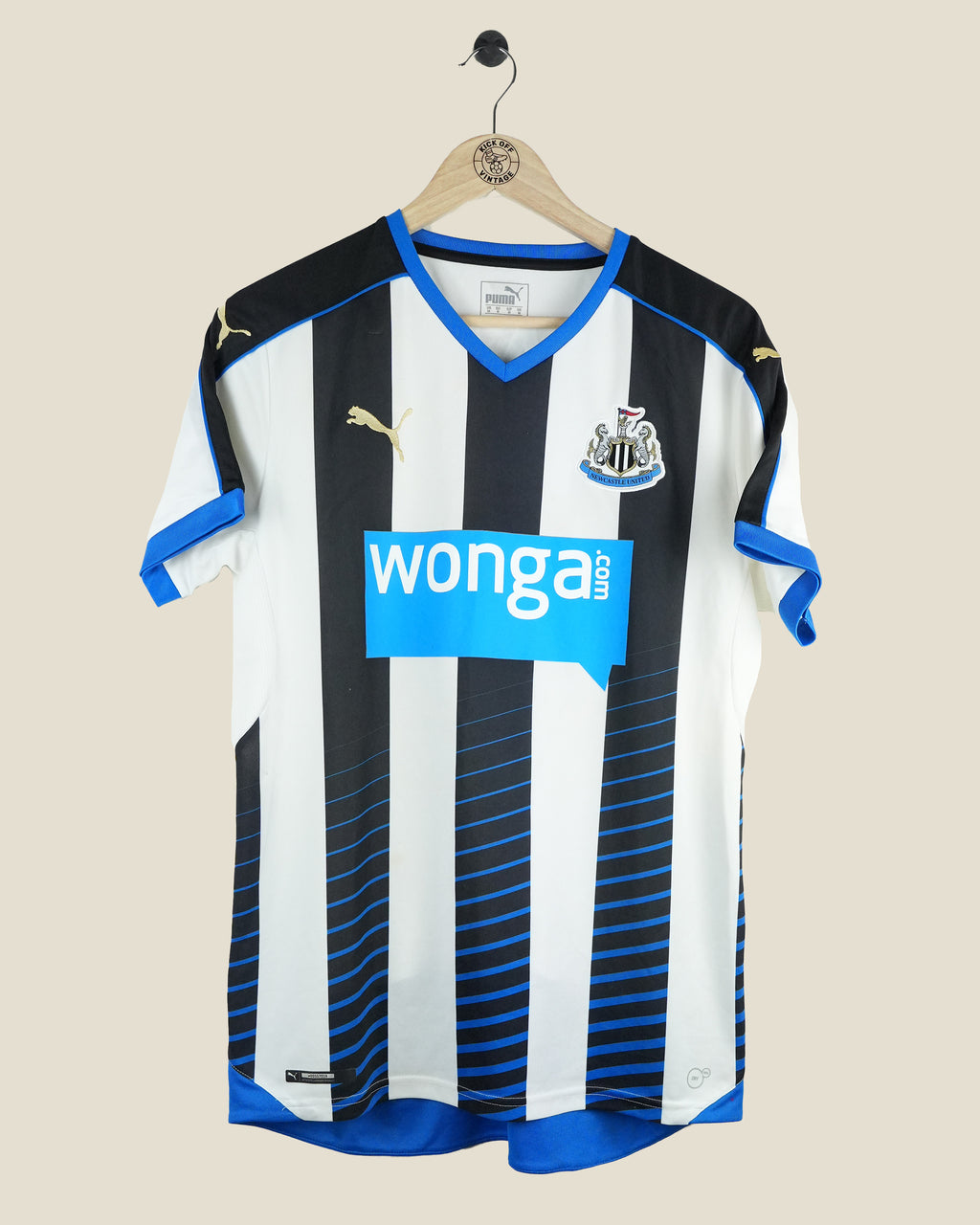 NEWCASTLE UNITED 2015/16 WIJNALDUM HOME SHIRT (M) PUMA