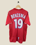 OLYMPIQUE LYON 2005/06 BENZEMA AWAY SHIRT (L) UMBRO