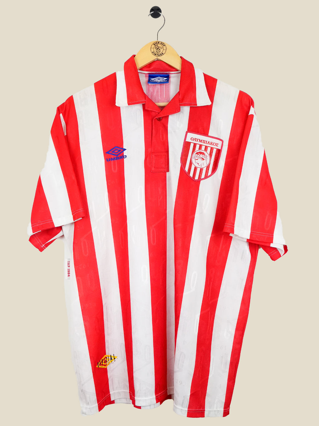 OLYMPIAKOS 1992/93 HOME (XL) UMBRO