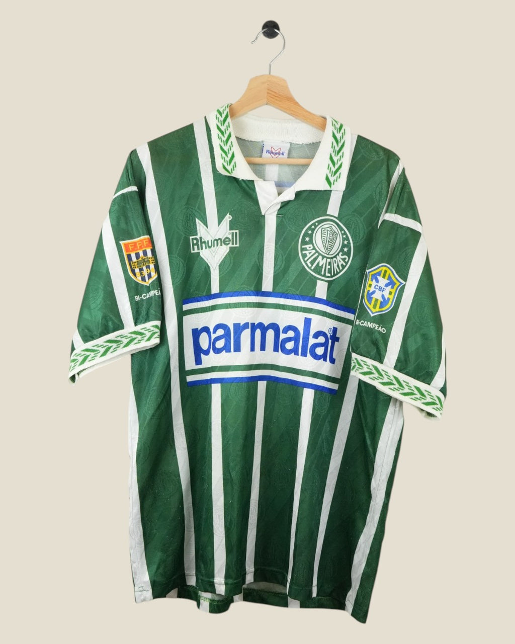 PALMEIRAS 1993/94 HOME SHIRT (M/L) RHUMELL