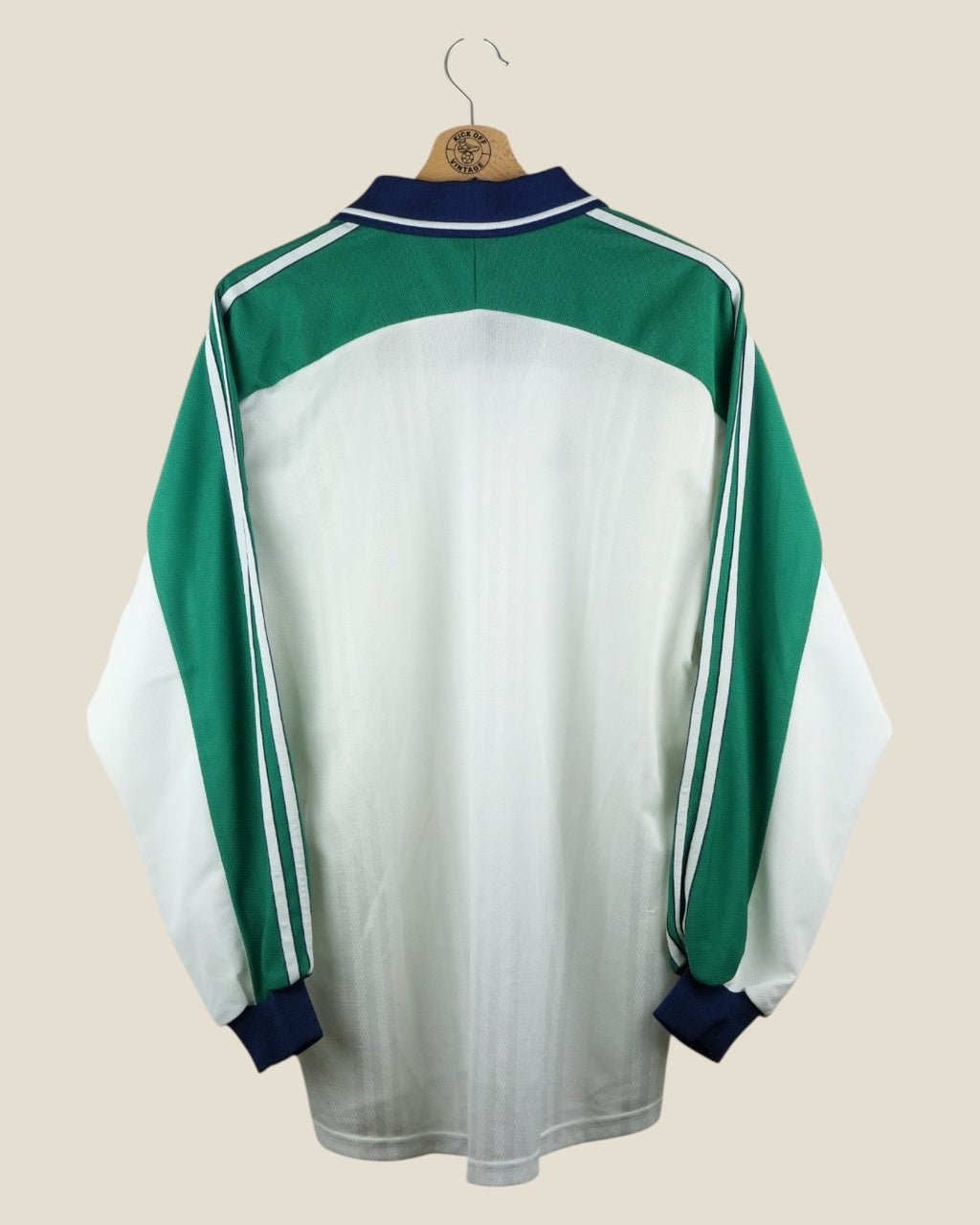 PANATHINAIKOS 2000/01 AWAY SHIRT PLAYER ISSUE L/S (M) ADIDAS