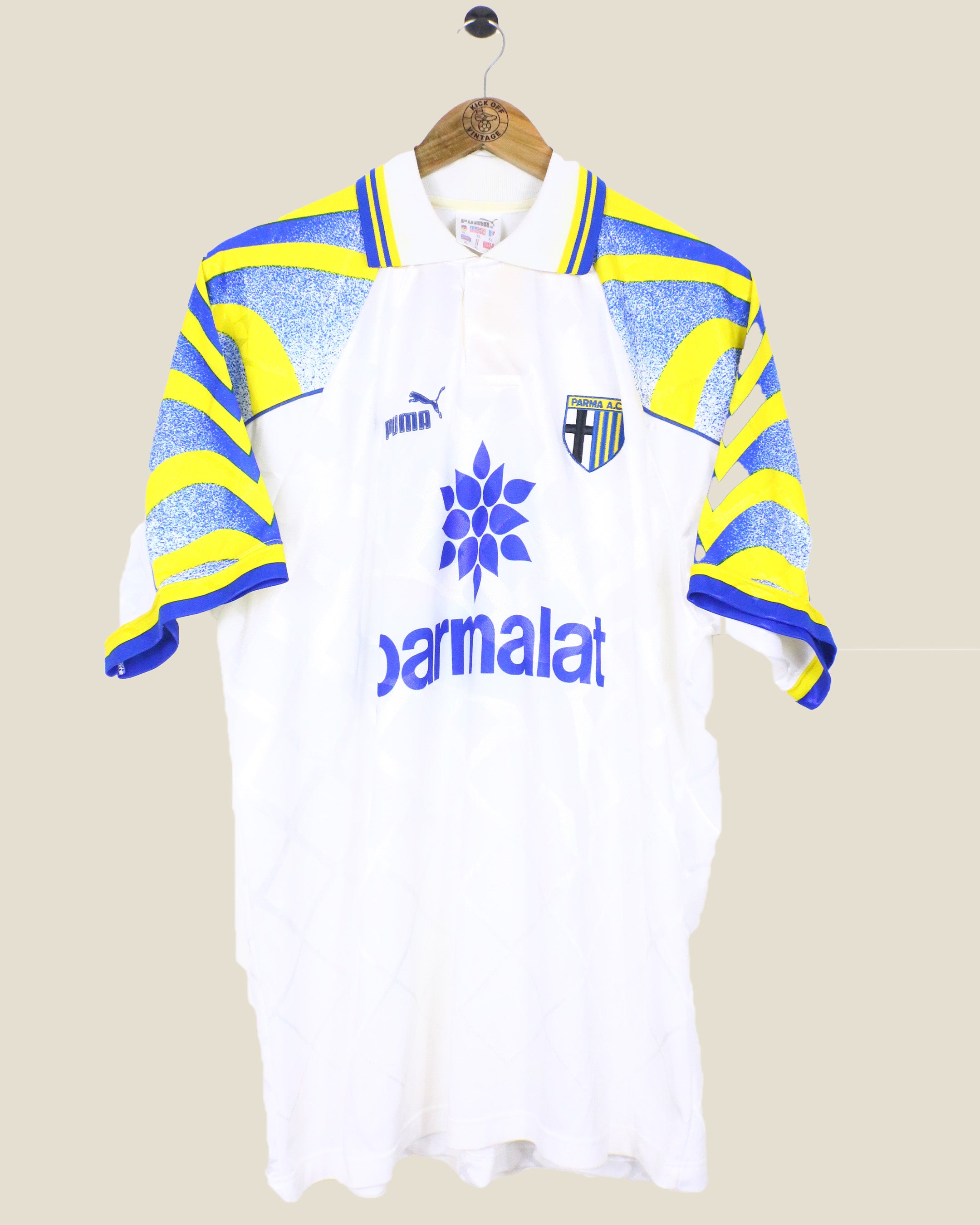 PARMA 1995/96 BENARRIVO MATCHWORN HOME SHIRT (XL) PUMA