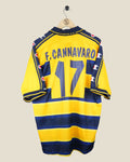 PARMA 2000/01 CANNAVARO HOME SHIRT V2 (XL) CHAMPION