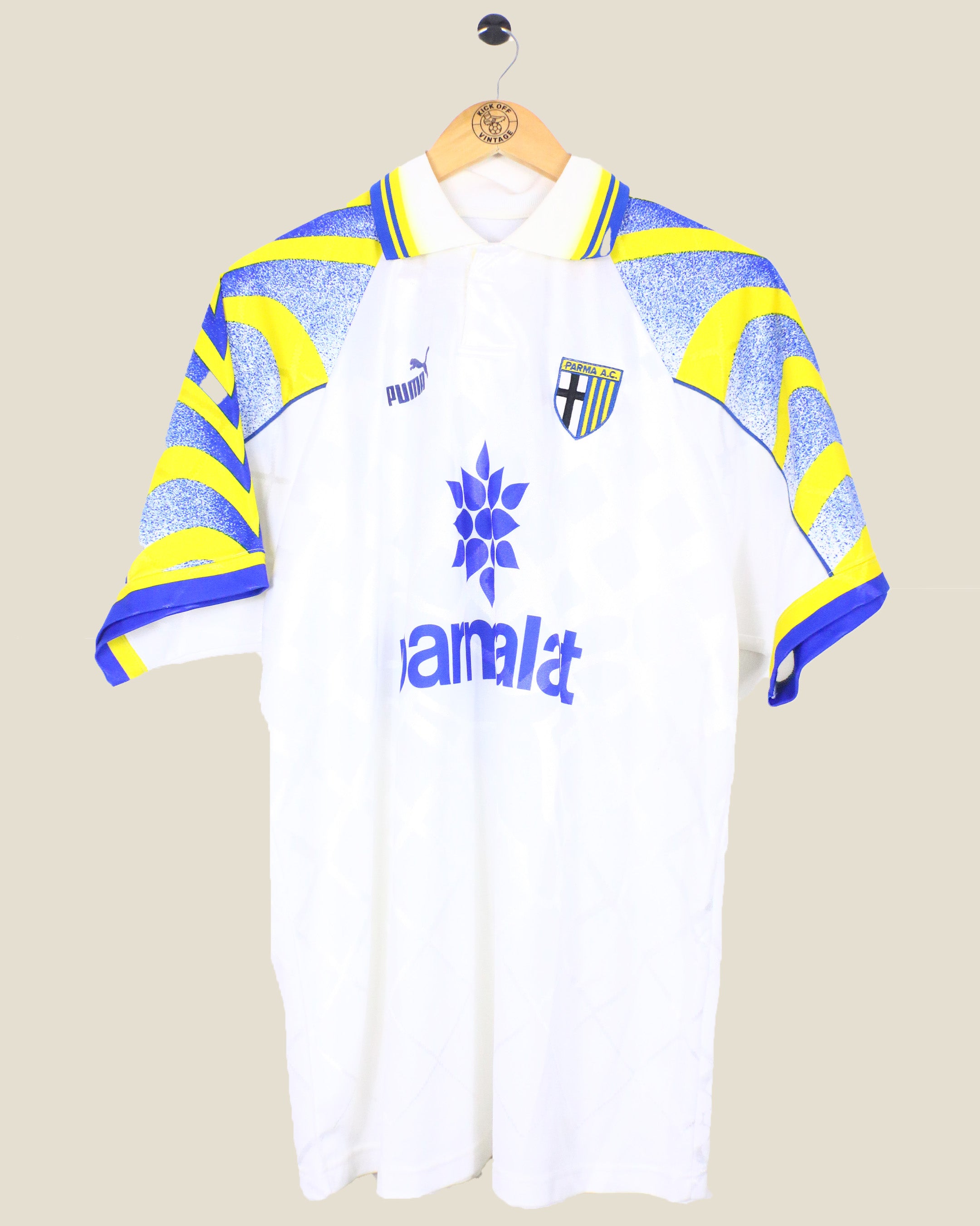 PARMA 1995/96 ZOLA HOME SHIRT (L) PUMA