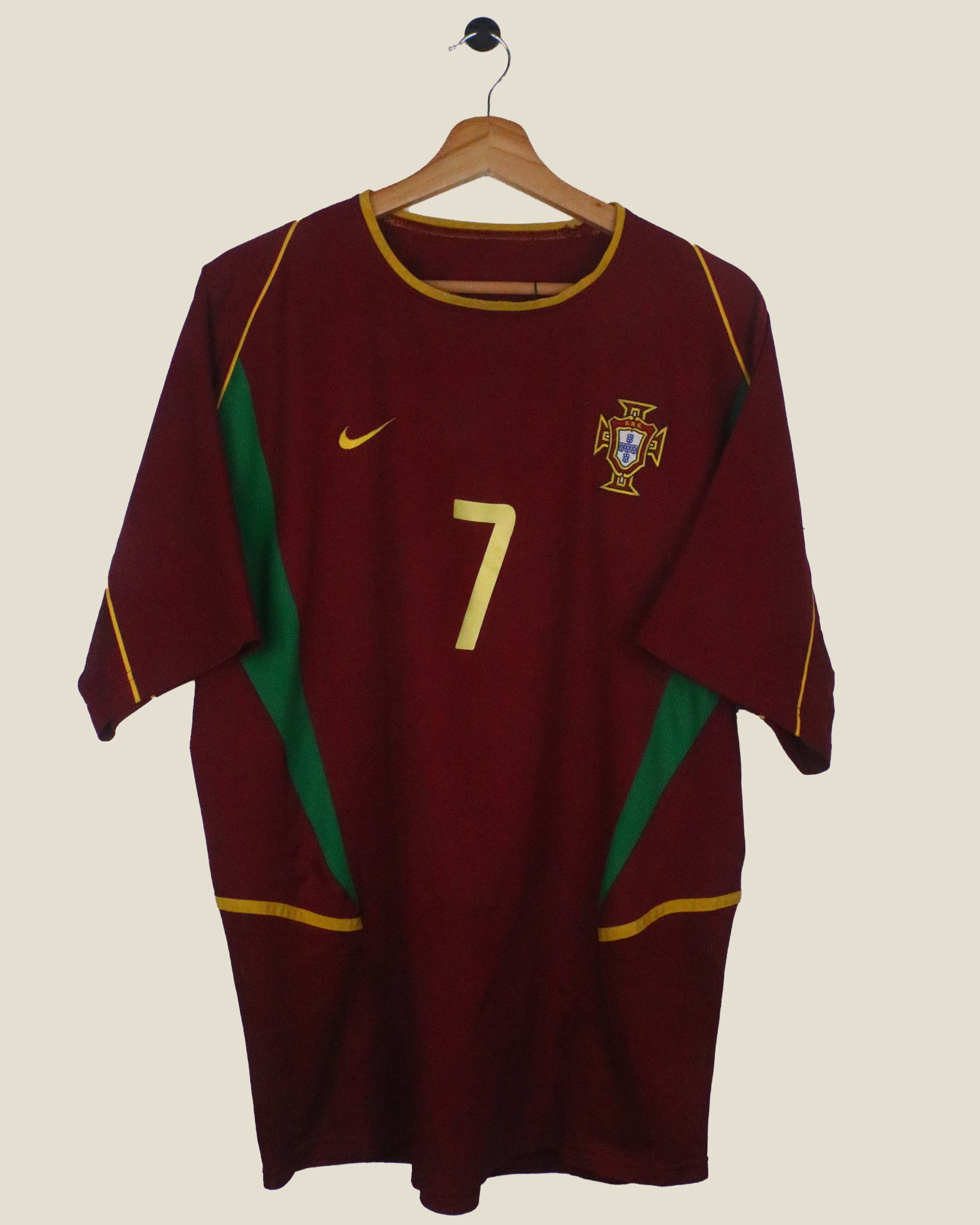 PORTUGAL 2002 FIGO #7 HOME (L) NIKE
