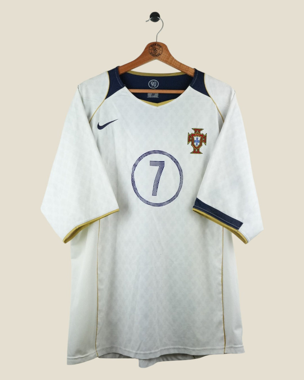 PORTUGAL 2004 FIGO AWAY SHIRT (XL) NIKE