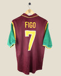 PORTUGAL 1998 FIGO HOME SHIRT (M) NIKE