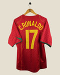 PORTUGAL 2004 RONALDO HOME SHIRT (L) NIKE