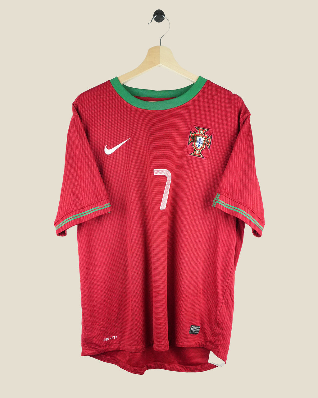 PORTUGAL 2012 RONALDO HOME SHIRT (XL) NIKE
