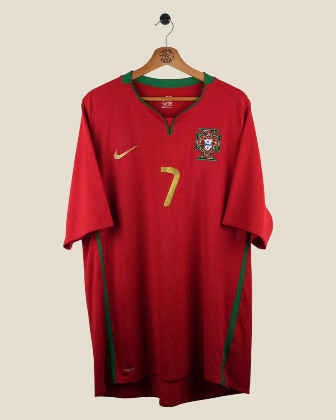 PORTUGAL 2008 RONALDO HOME SHIRT (XL) NIKE