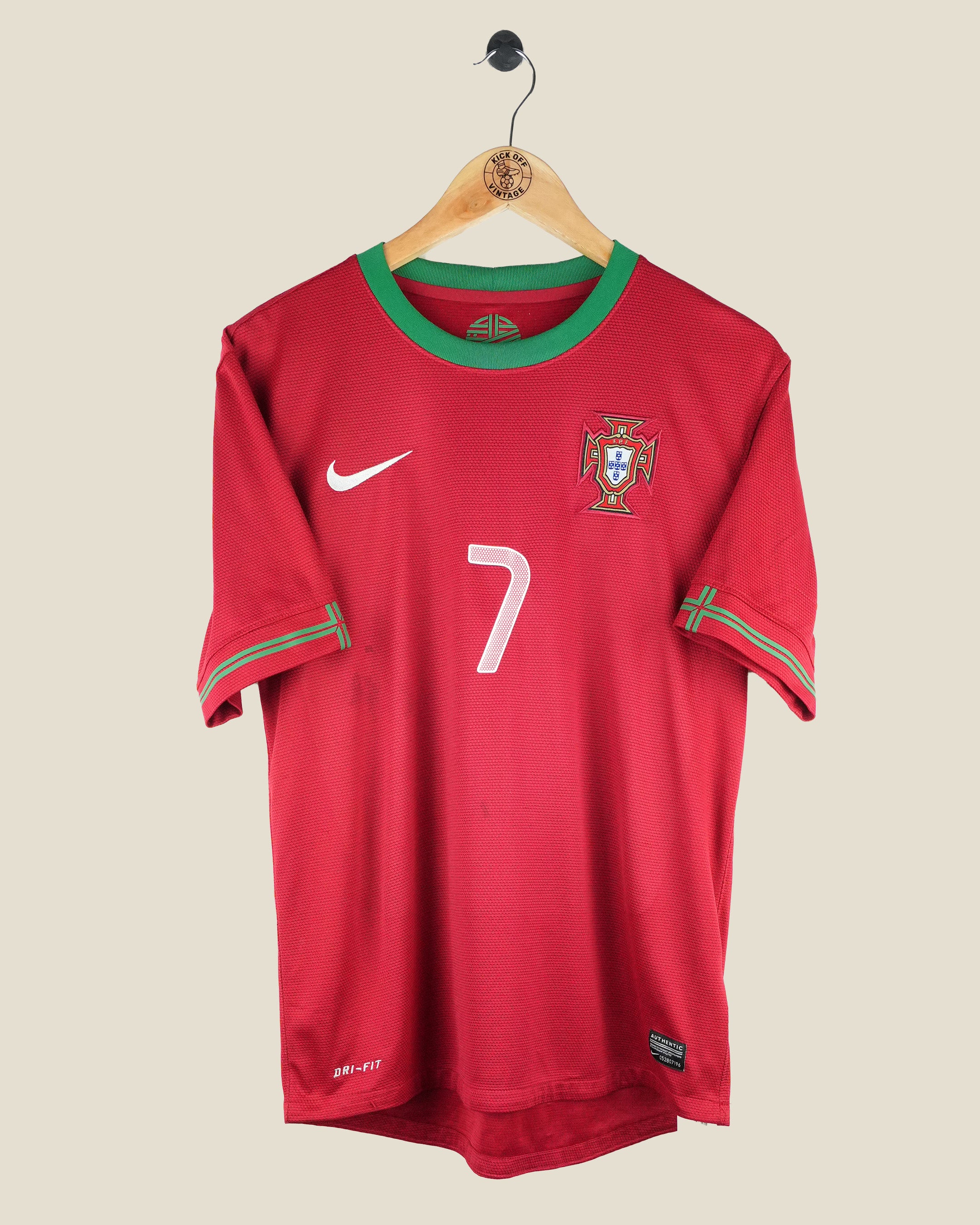 PORTUGAL 2012 RONALDO HOME SHIRT (M) NIKE