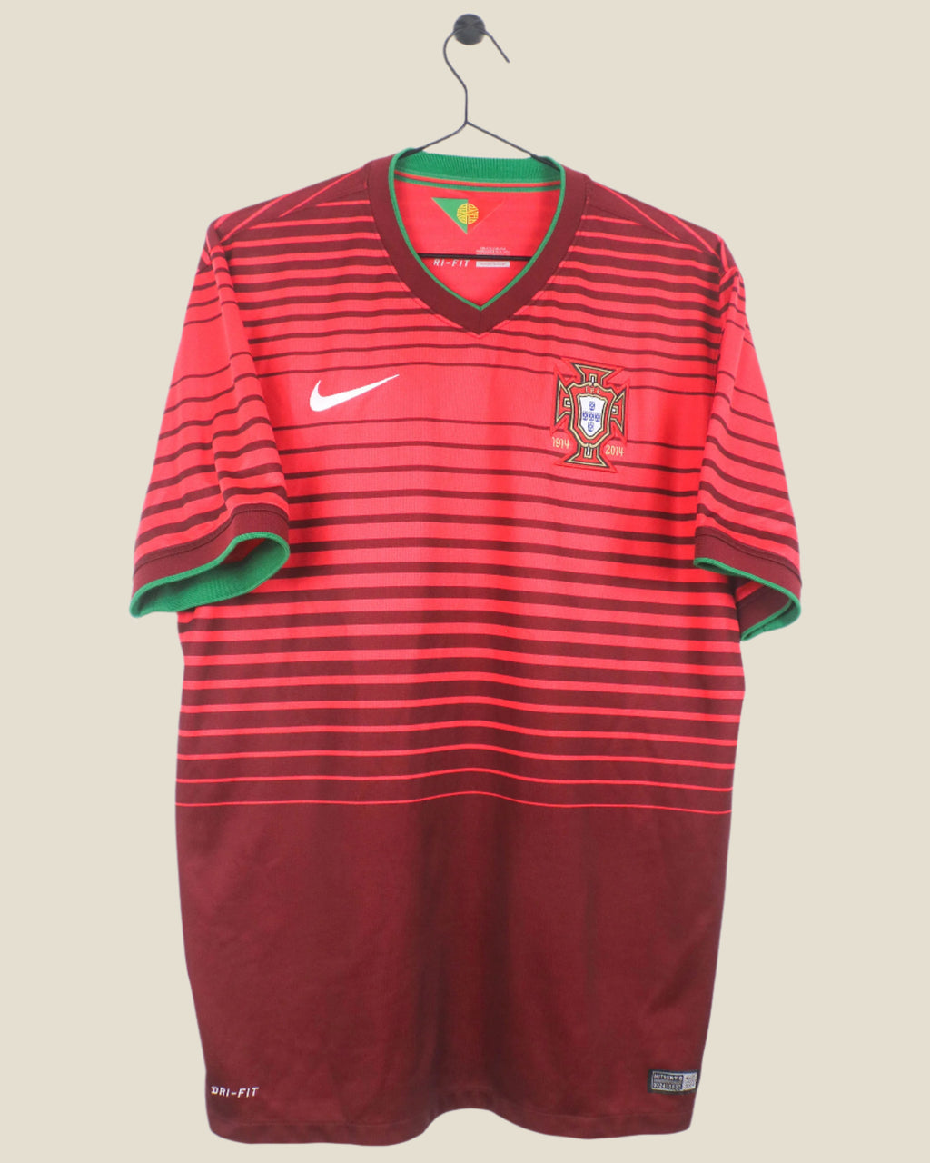 PORTUGAL 2014 RONALDO #7 HOME SHIRT (L) NIKE
