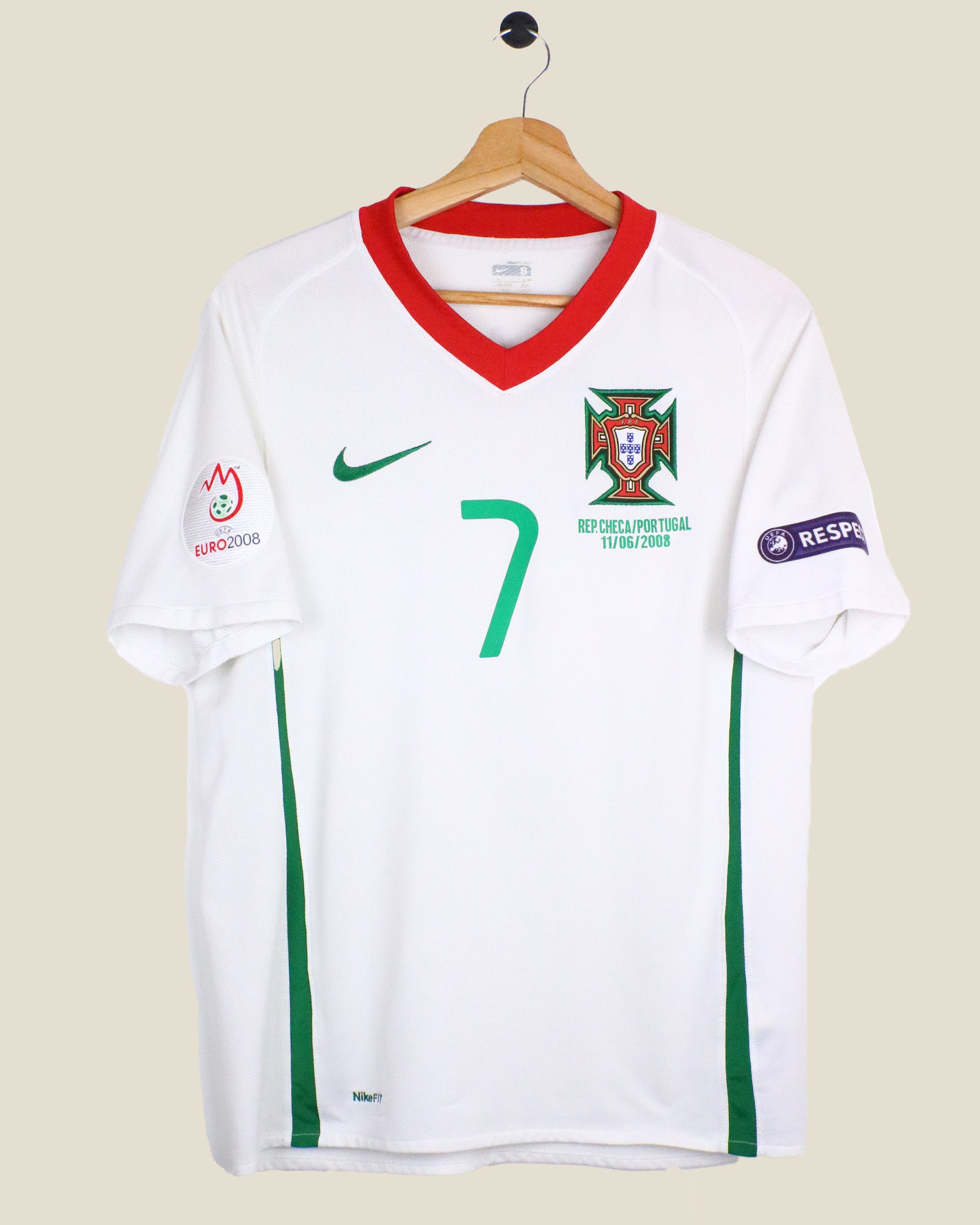 PORTUGAL 2008 RONALDO #7 EURO AWAY (S) NIKE