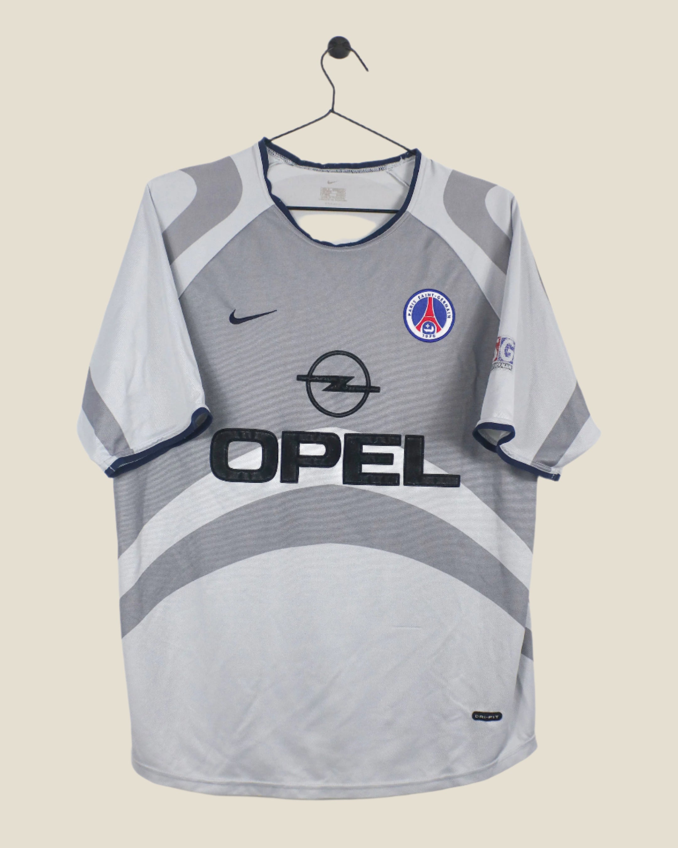 PARIS-SAINT GERMAIN 2001/02 RONALDINHO #21 AWAY SHIRT (M) NIKE