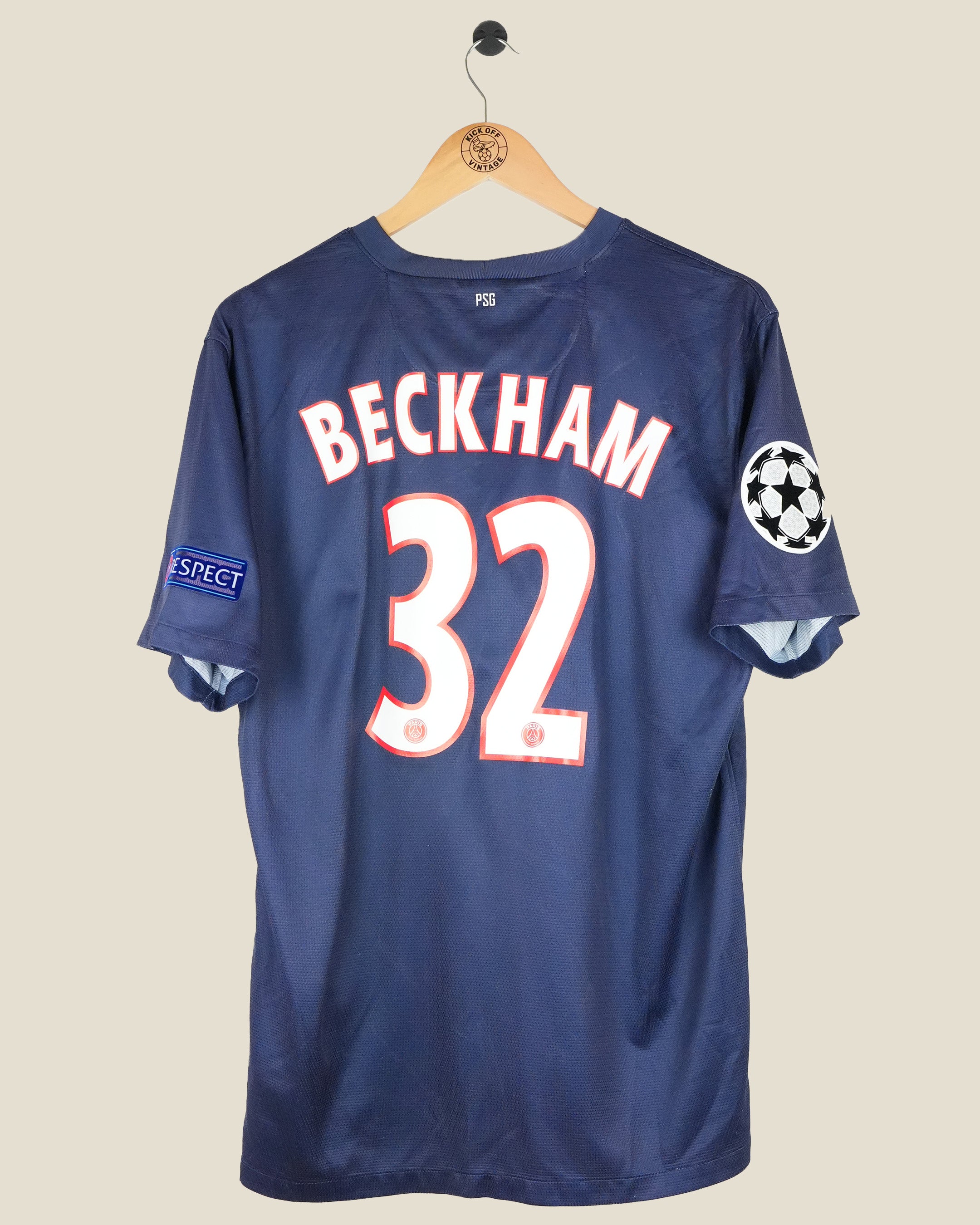 PARIS SAINT-GERMAIN 2012/13 BECKHAM UCL HOME SHIRT (L) NIKE