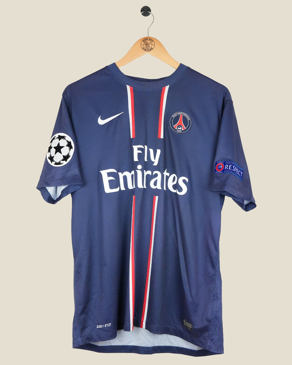 PARIS SAINT-GERMAIN 2012/13 BECKHAM UCL HOME SHIRT (L) NIKE