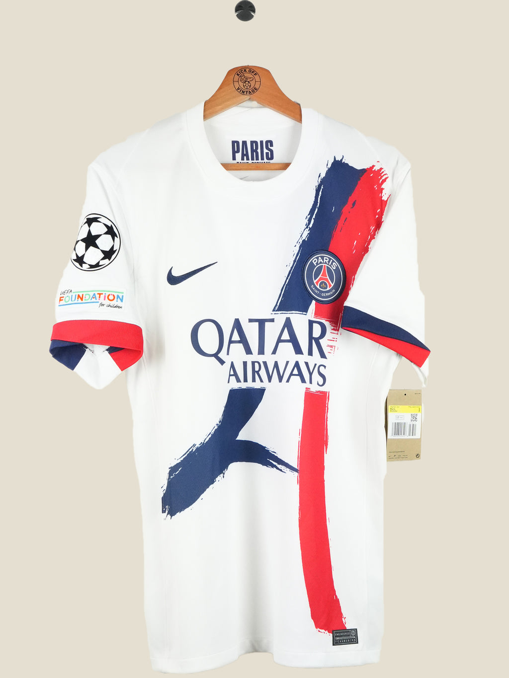 PARIS SAINT-GERMAIN 2025/26 DEMBELE UCL AWAY BNWT (S) NIKE