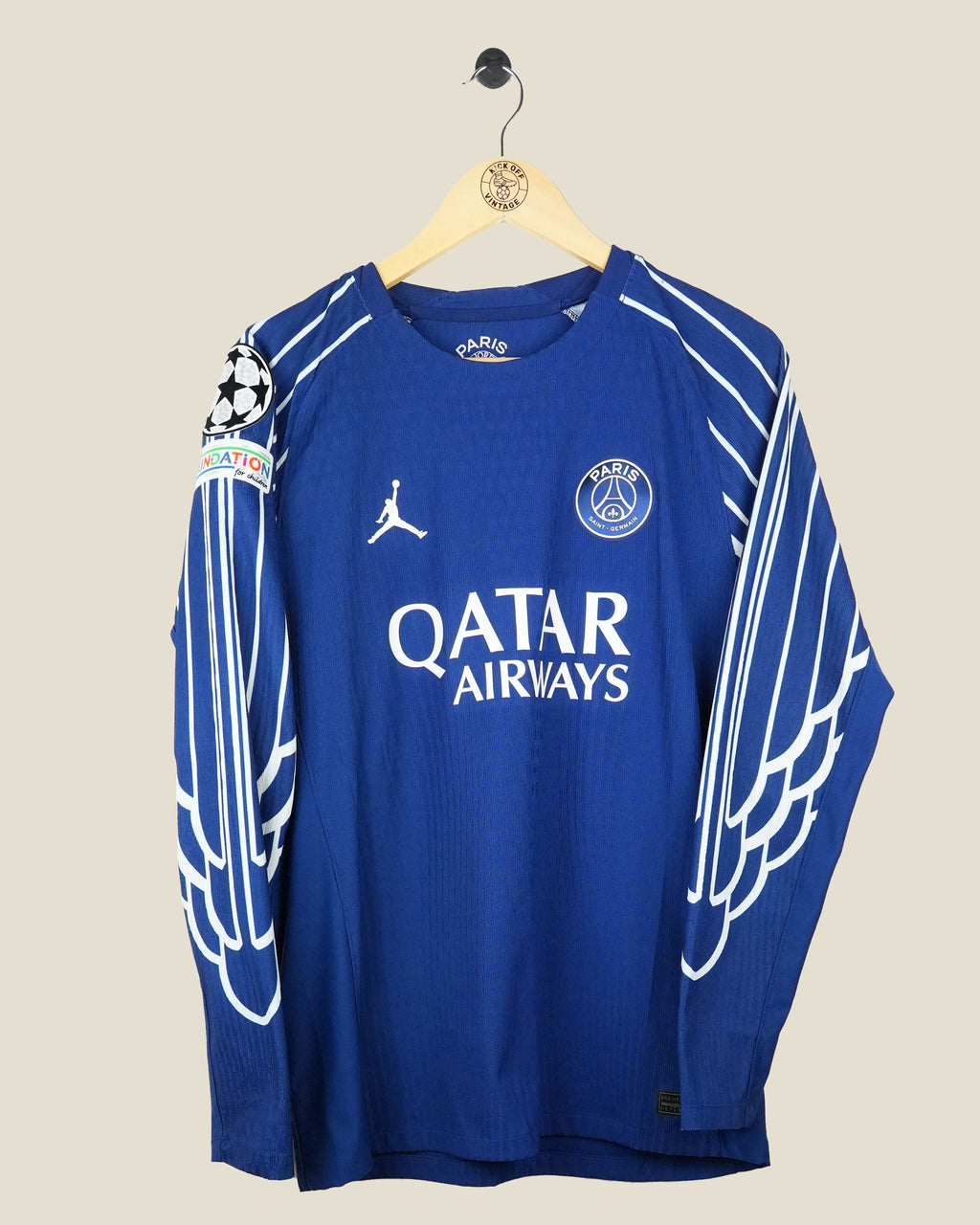 PARIS SAINT-GERMAIN 2024/25 DEMBELE UCL FOURTH SHIRT PLAYER VERSION L/S (M) AIR JORDAN