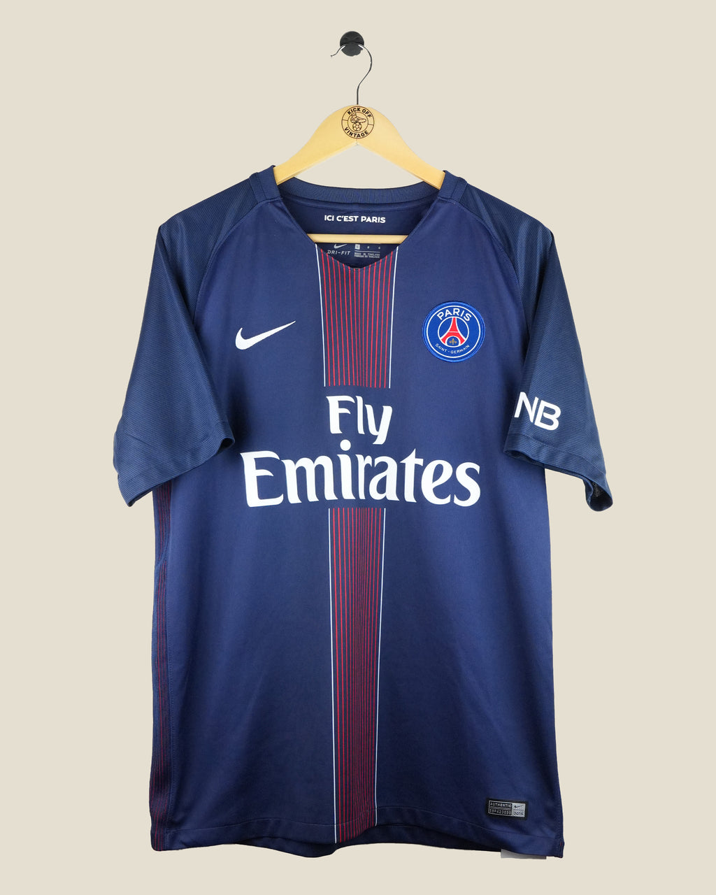 PARIS SAINT-GERMAIN 2016/17 DI MARIA HOME SHIRT (L) NIKE