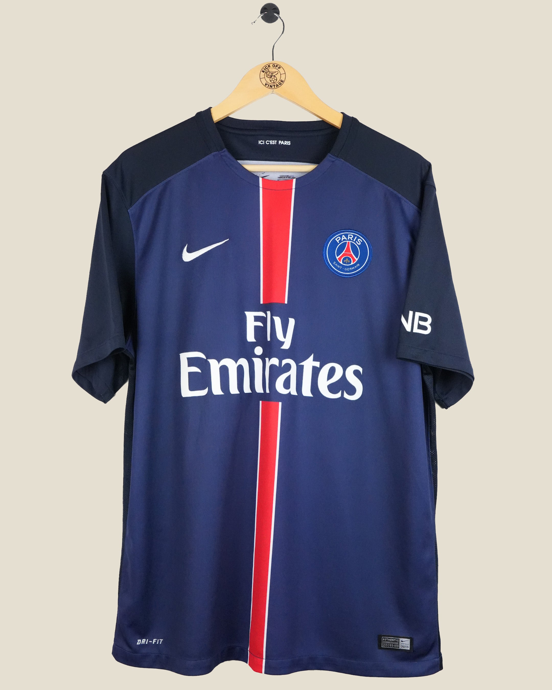 PARIS SAINT-GERMAIN 2015/16 IBRAHIMOVIC HOME SHIRT (XL) NIKE