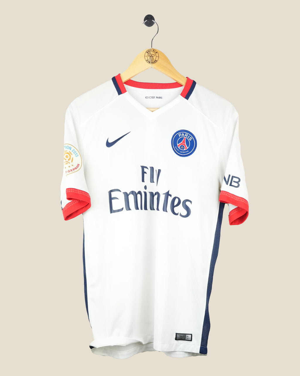 PARIS SAINT-GERMAIN 2015/16 IBRAHIMOVIC AWAY SHIRT (M) NIKE
