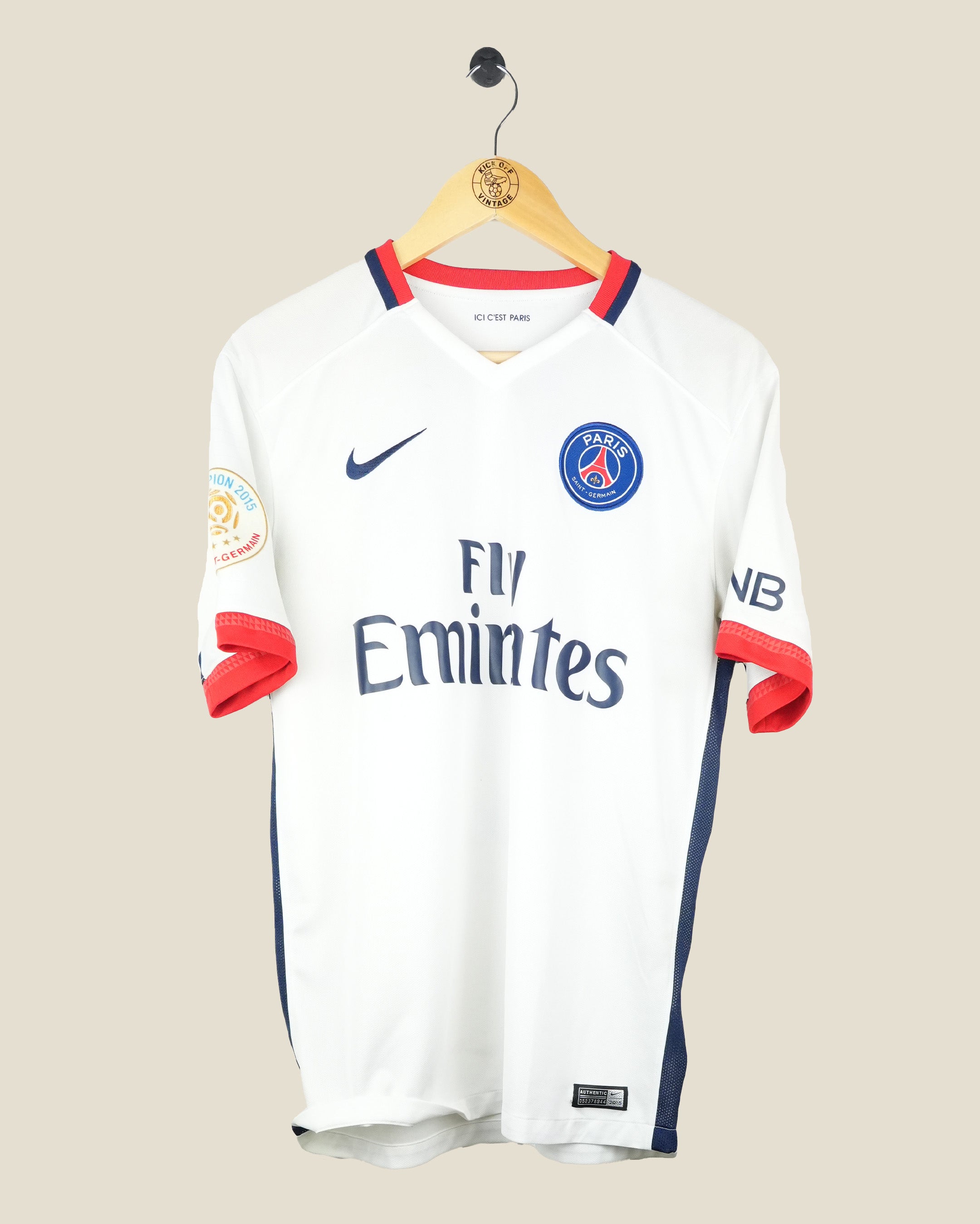 PARIS SAINT-GERMAIN 2015/16 IBRAHIMOVIC AWAY SHIRT (M) NIKE