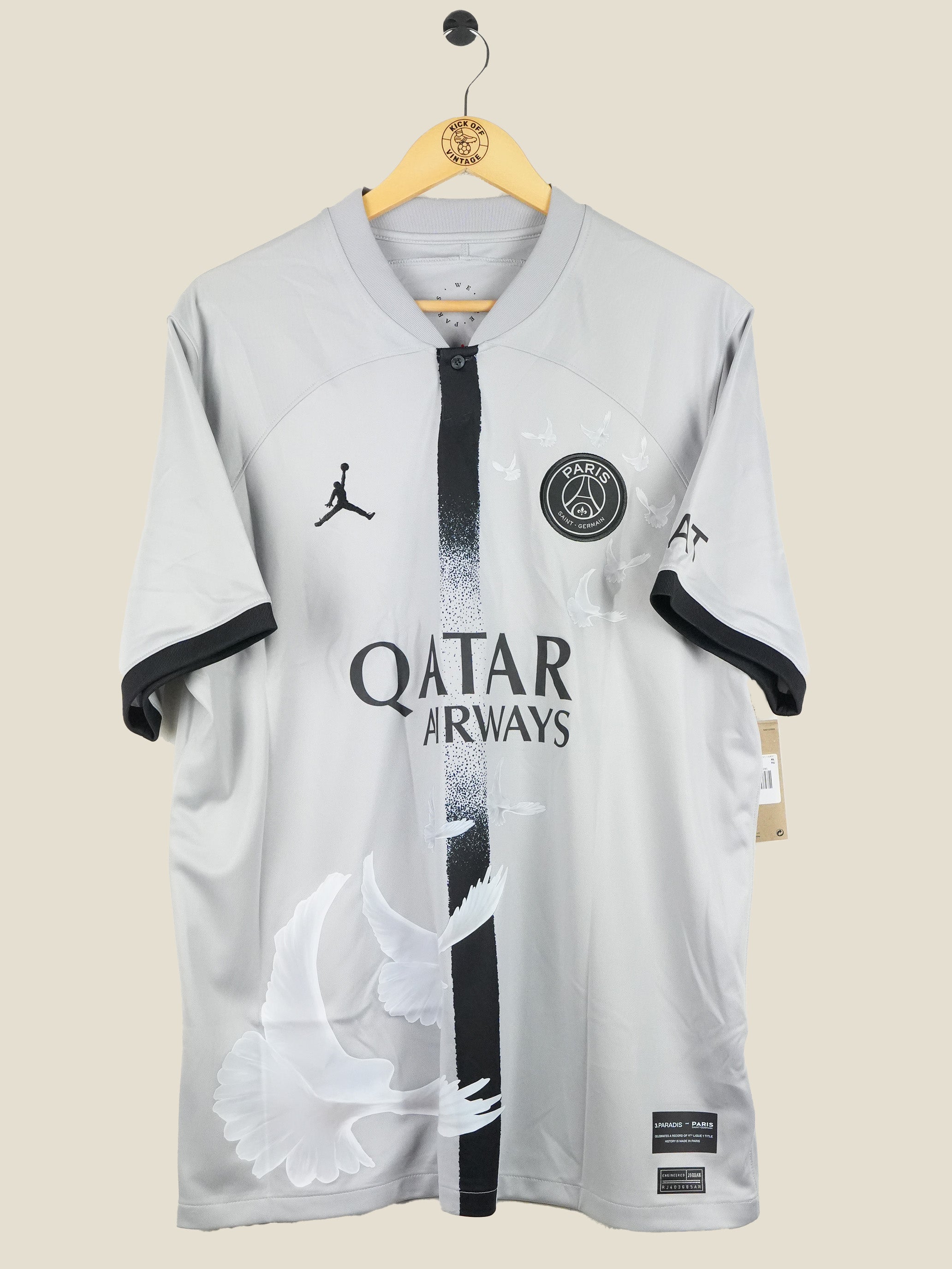 PARIS SAINT-GERMAIN 2022/23 AWAY PARADIS BNWT (XL) AIR JORDAN