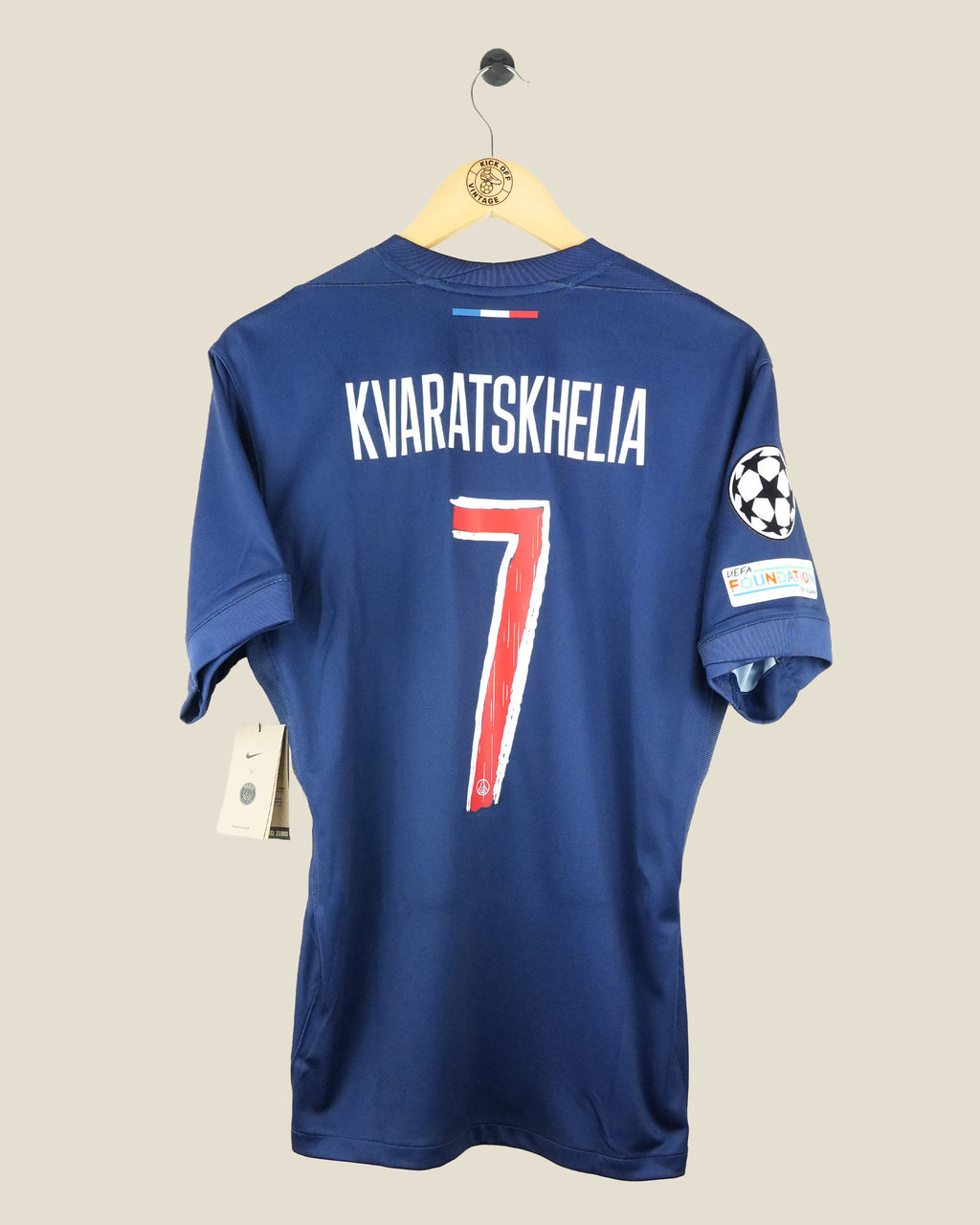 PARIS SAINT-GERMAIN 2024/25 KVARATSKHELIA UCL HOME BNWT (M) NIKE