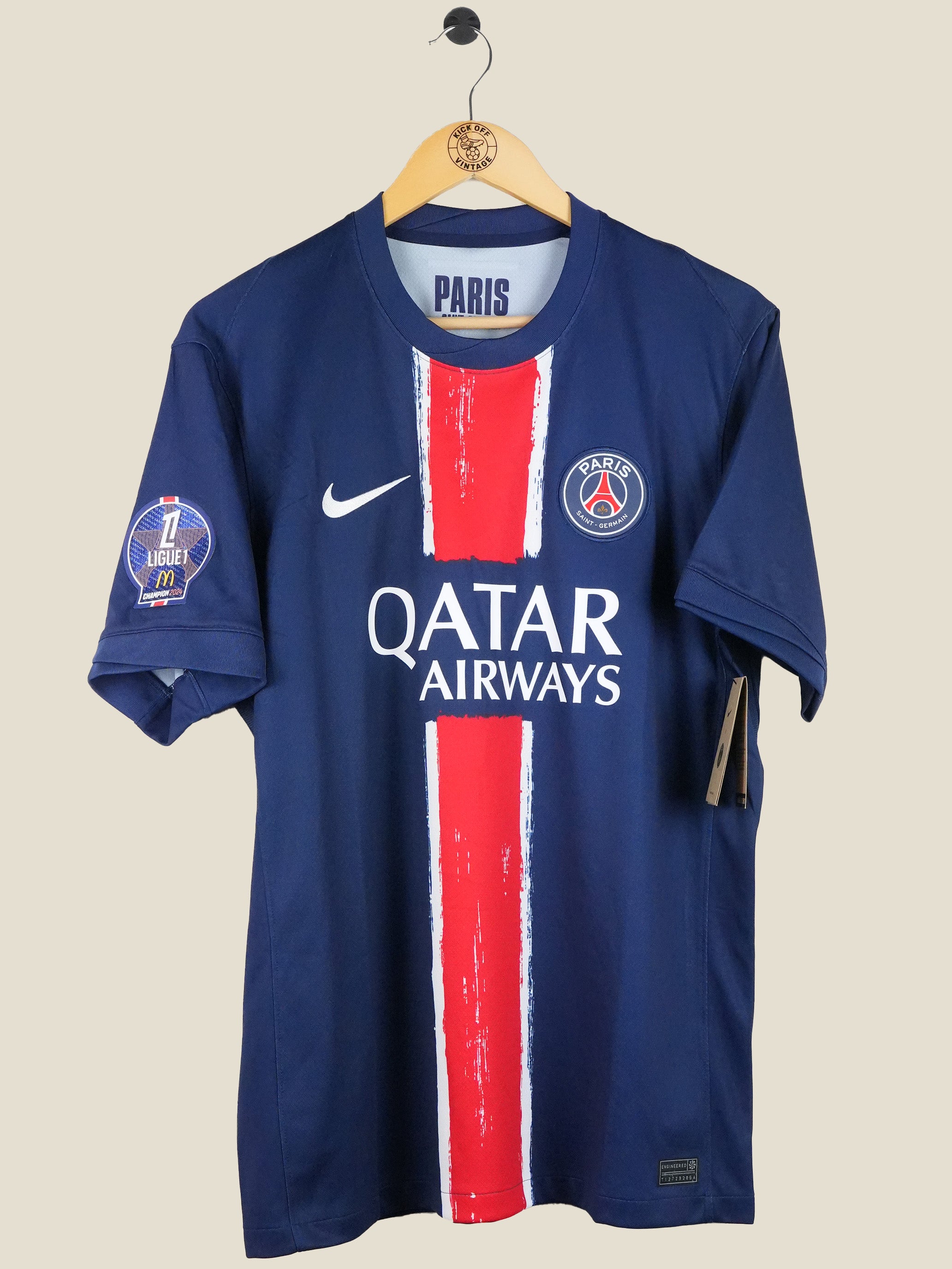 PARIS SAINT-GERMAIN 2024/25 LEE KANG IN HOME BNWT (L) NIKE