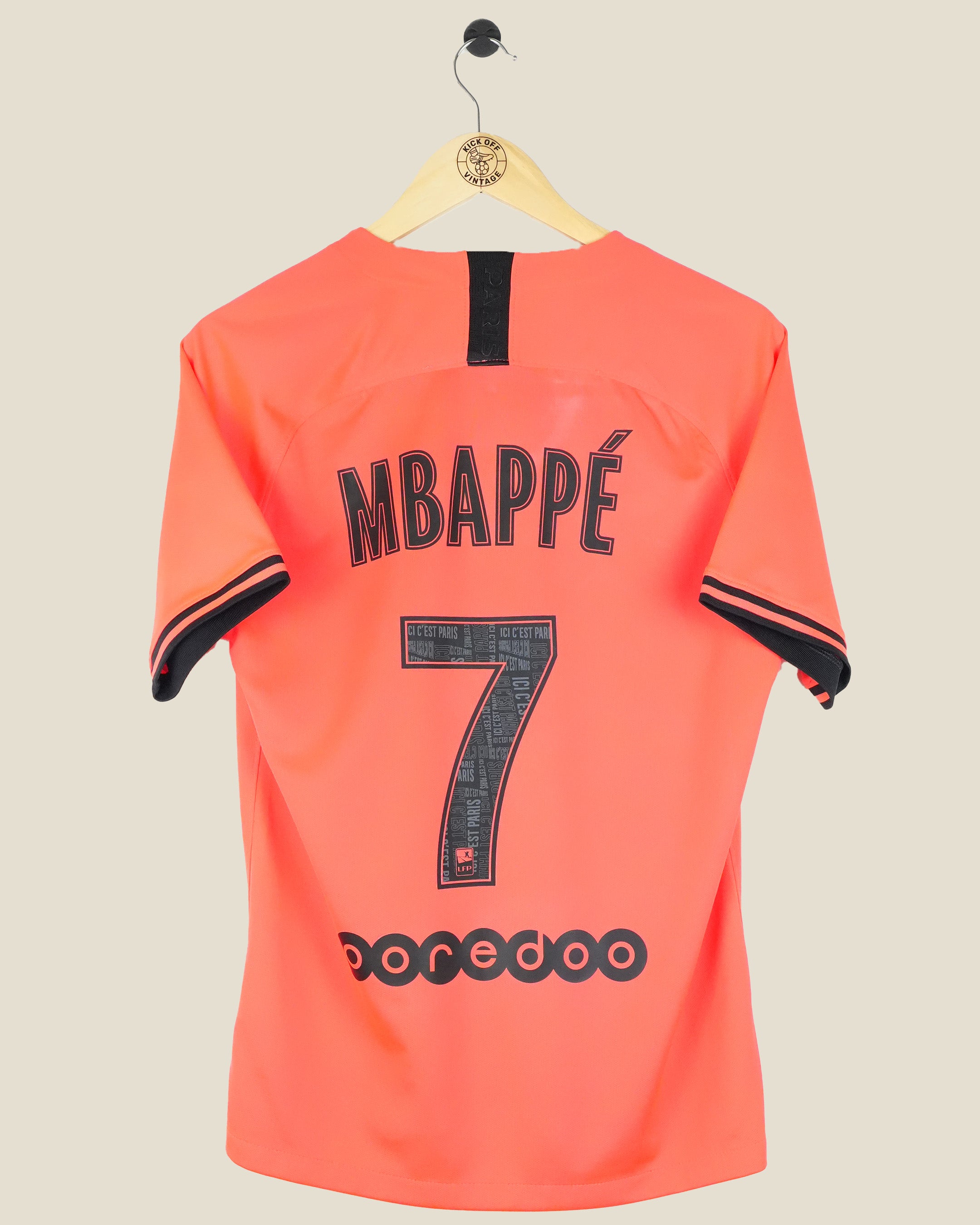 PARIS SAINT-GERMAIN 2019/20 MBAPPE AWAY SHIRT (M) AIR JORDAN