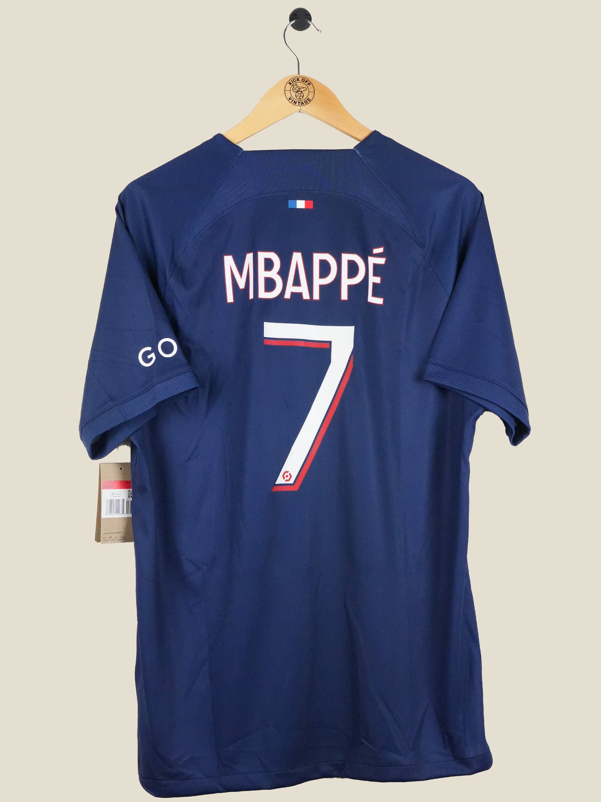 PARIS SAINT-GERMAIN 2023/24 MBAPPE HOME BNWT (L) NIKE