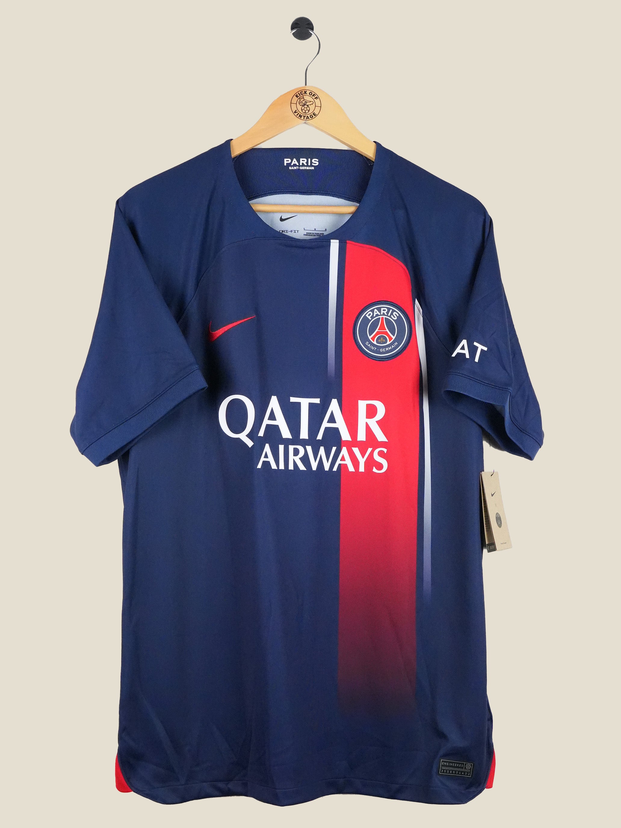 PARIS SAINT-GERMAIN 2023/24 MBAPPE HOME BNWT (L) NIKE