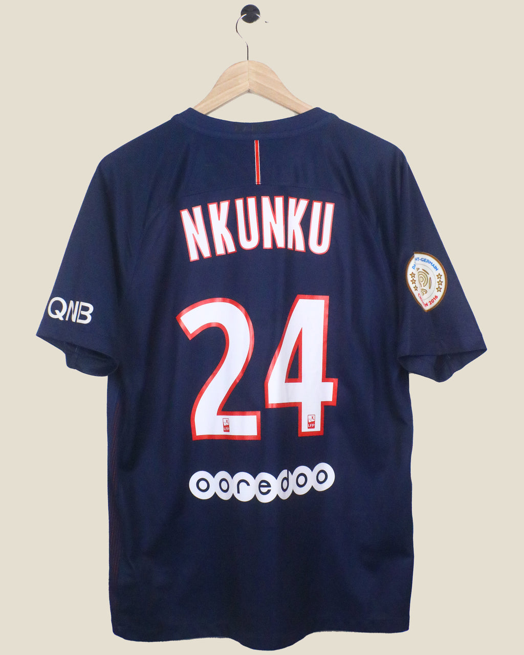 PARIS SAINT-GERMAIN 2016/17 NKUNKU #24 HOME (L) NIKE