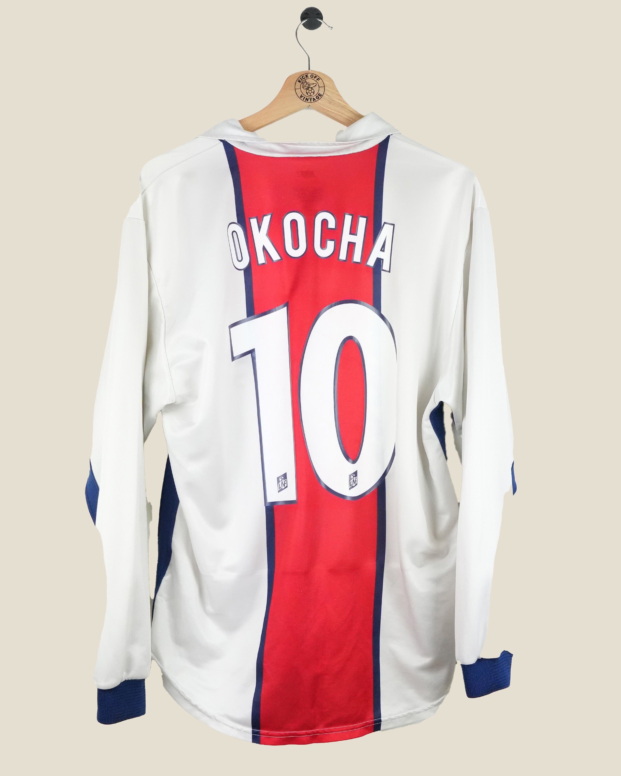 PARIS SAINT-GERMAIN 1998/99 OKOCHA AWAY SHIRT L/S (M) NIKE