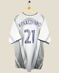 PARIS SAINT-GERMAIN 2001/02 RONALDINHO AWAY SHIRT (XL) NIKE