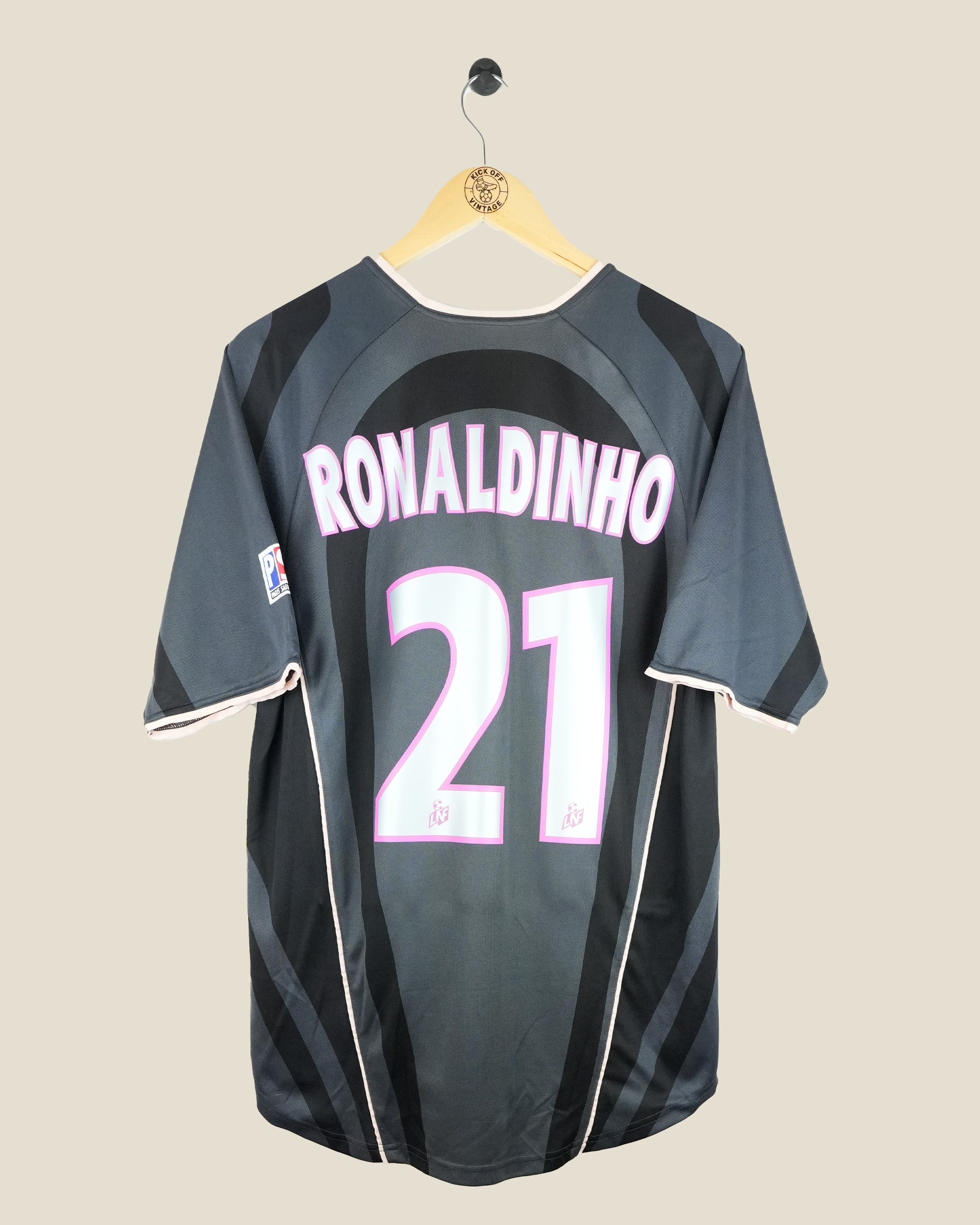 PARIS SAINT-GERMAIN 2001/02 RONALDINHO THIRD SHIRT (M) NIKE