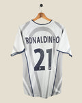 PARIS SAINT-GERMAIN 2001/02 RONALDINHO AWAY SHIRT (S) NIKE