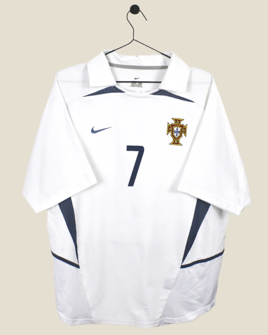 PORTUGAL 2002 FIGO AWAY SHIRT (L) NIKE