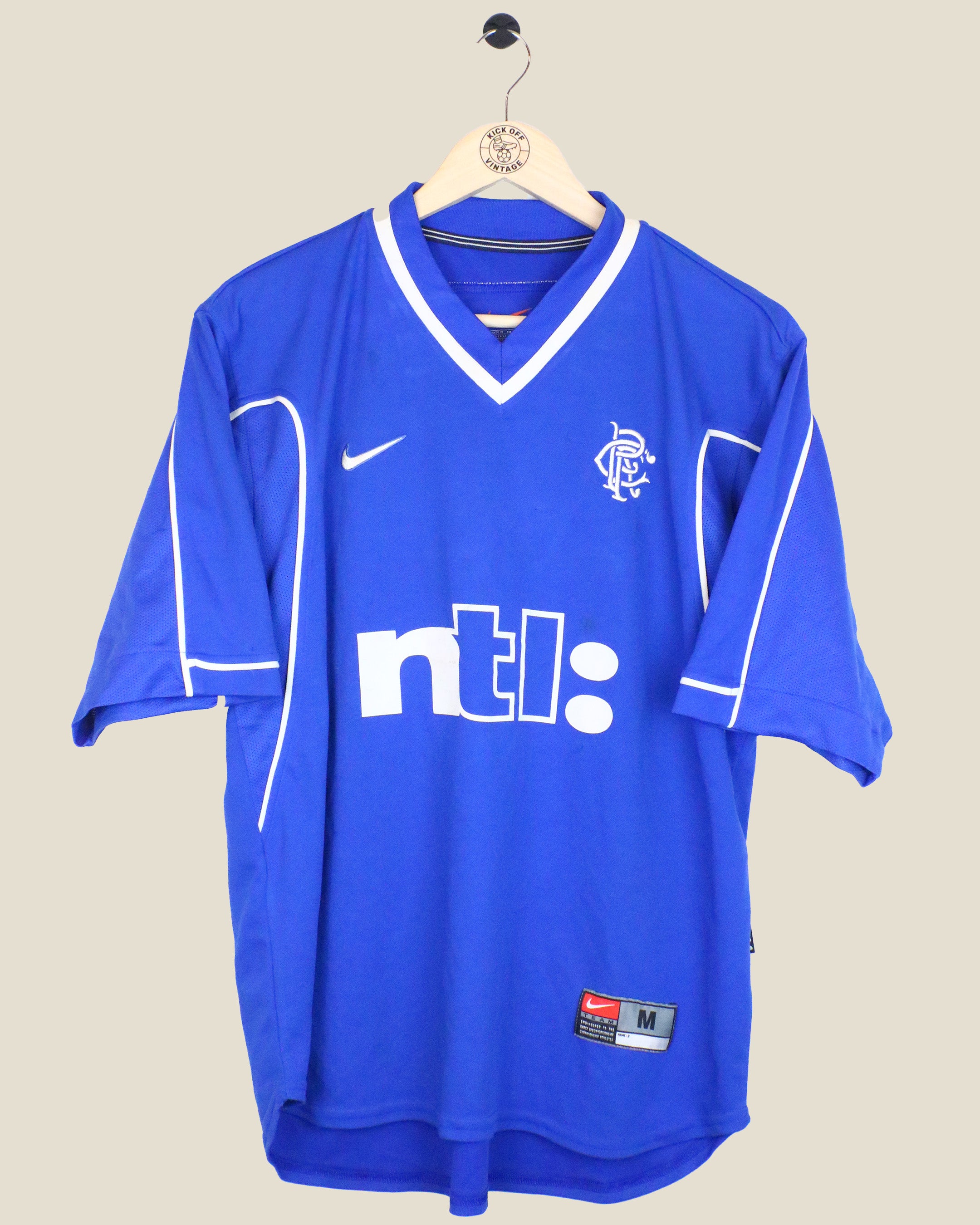 RANGERS 1999/00 VAN BRONCKHORST HOME (M) NIKE