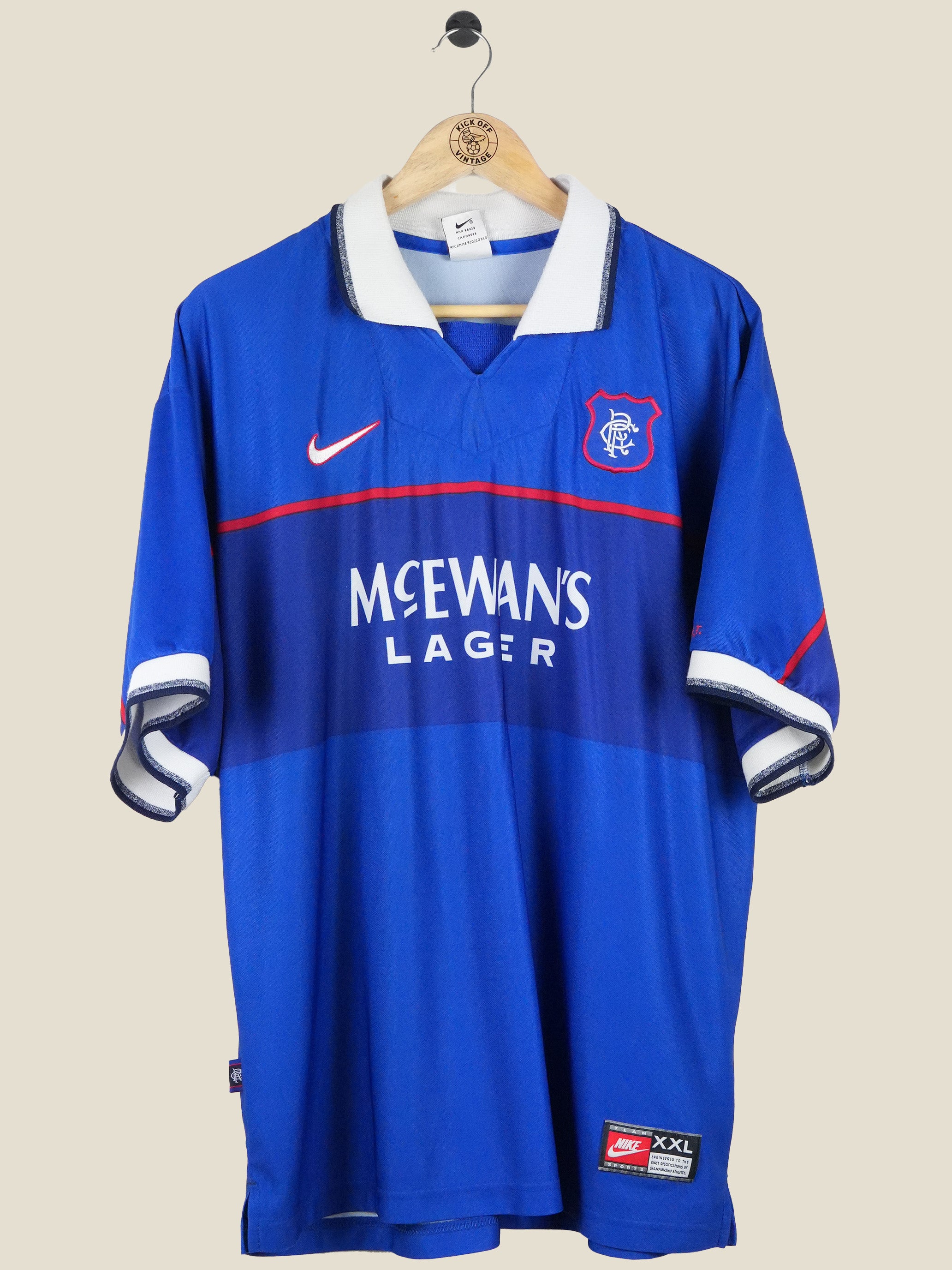 RANGERS 1998/99 HOME (XXL) NIKE