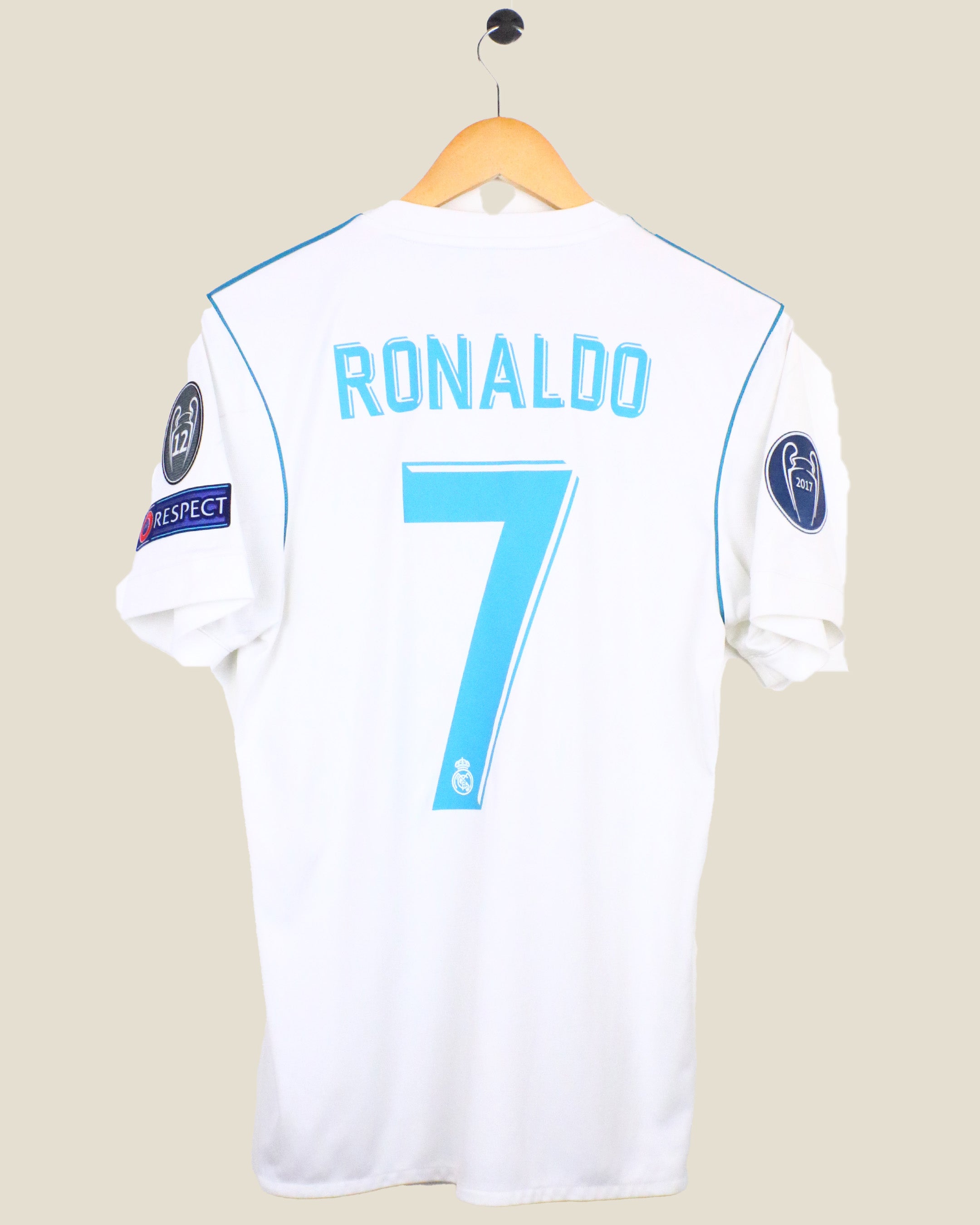 REAL MADRID 2017/18 RONALDO #7 UCL FINAL HOME (S) ADIDAS