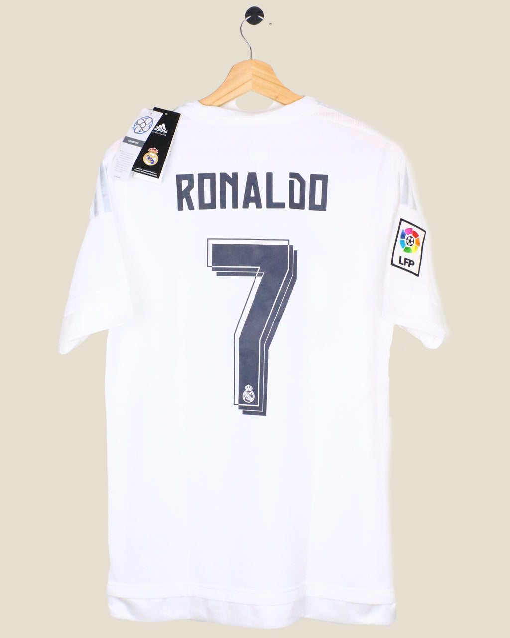 REAL MADRID 2015/16 RONALDO HOME *BNWT* (M) ADIDAS