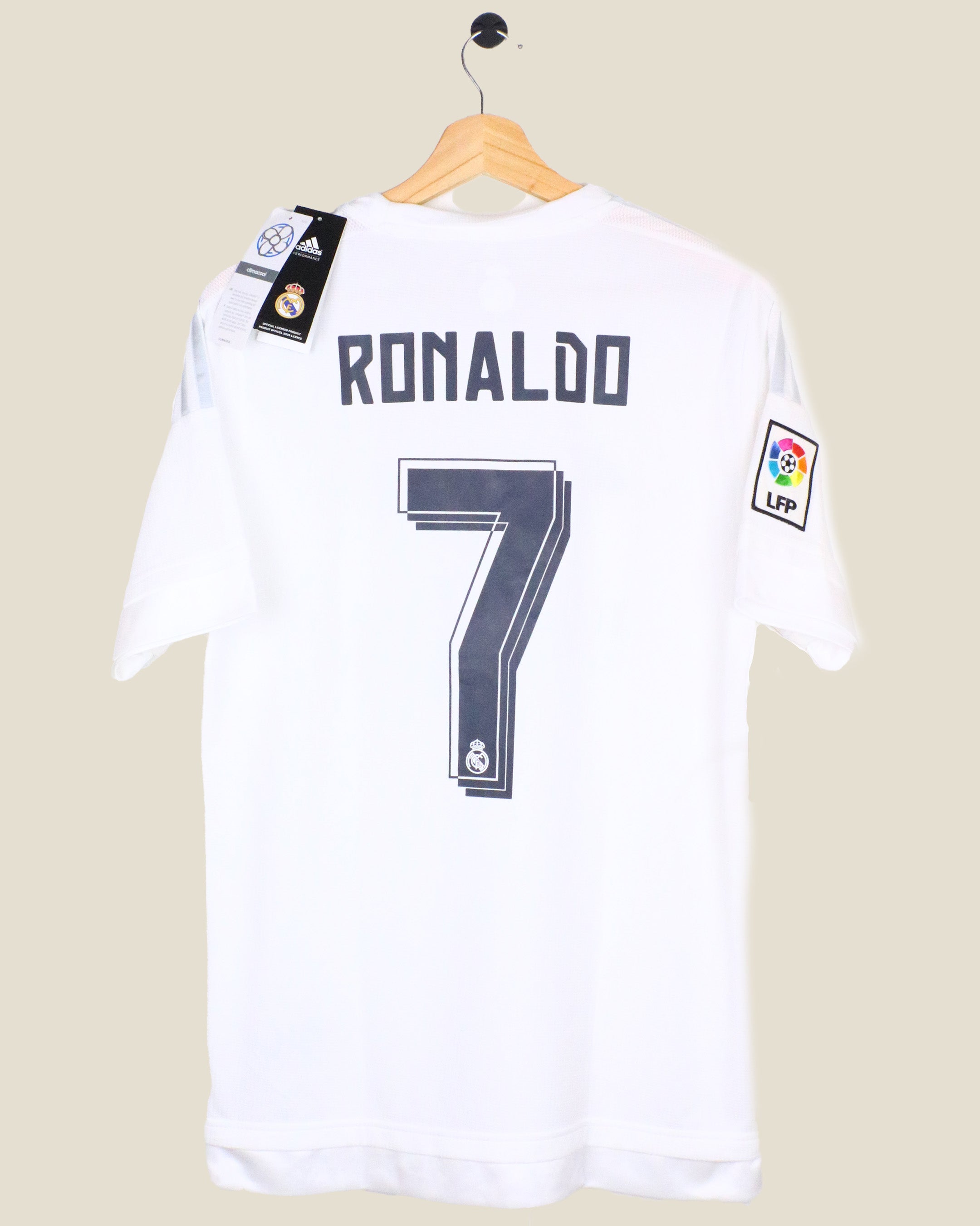 REAL MADRID 2015/16 RONALDO HOME *BNWT* (M) ADIDAS