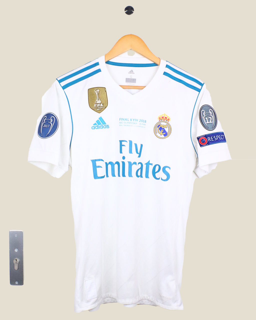 REAL MADRID 2017/18 RONALDO #7 UCL FINAL HOME (S) ADIDAS
