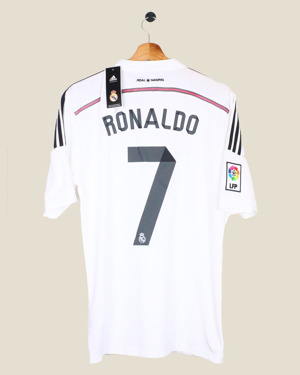 REAL MADRID 2014/15 RONALDO HOME BNWT (M) ADIDAS