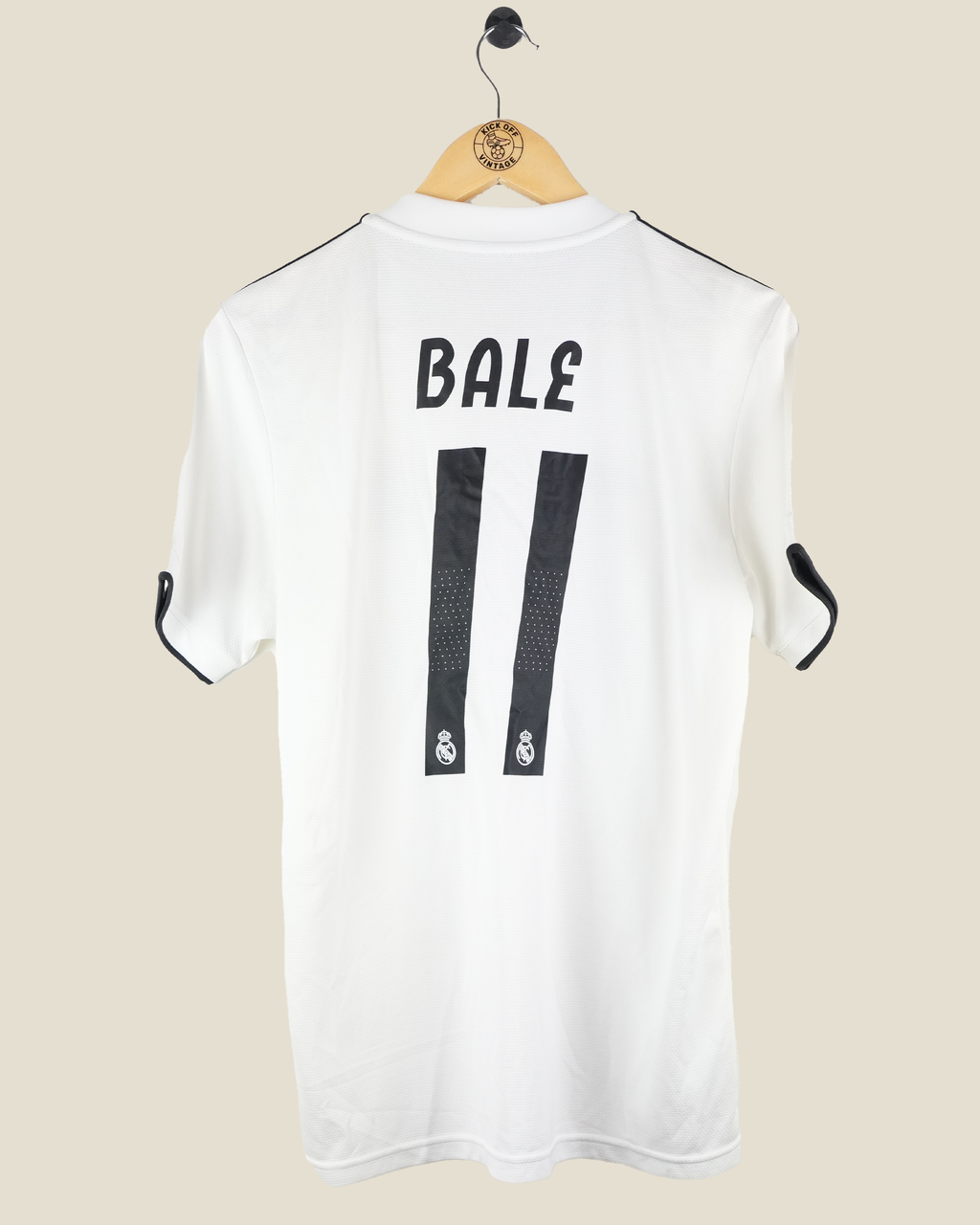 REAL MADRID 2018/19 BALE HOME SHIRT (M) ADIDAS
