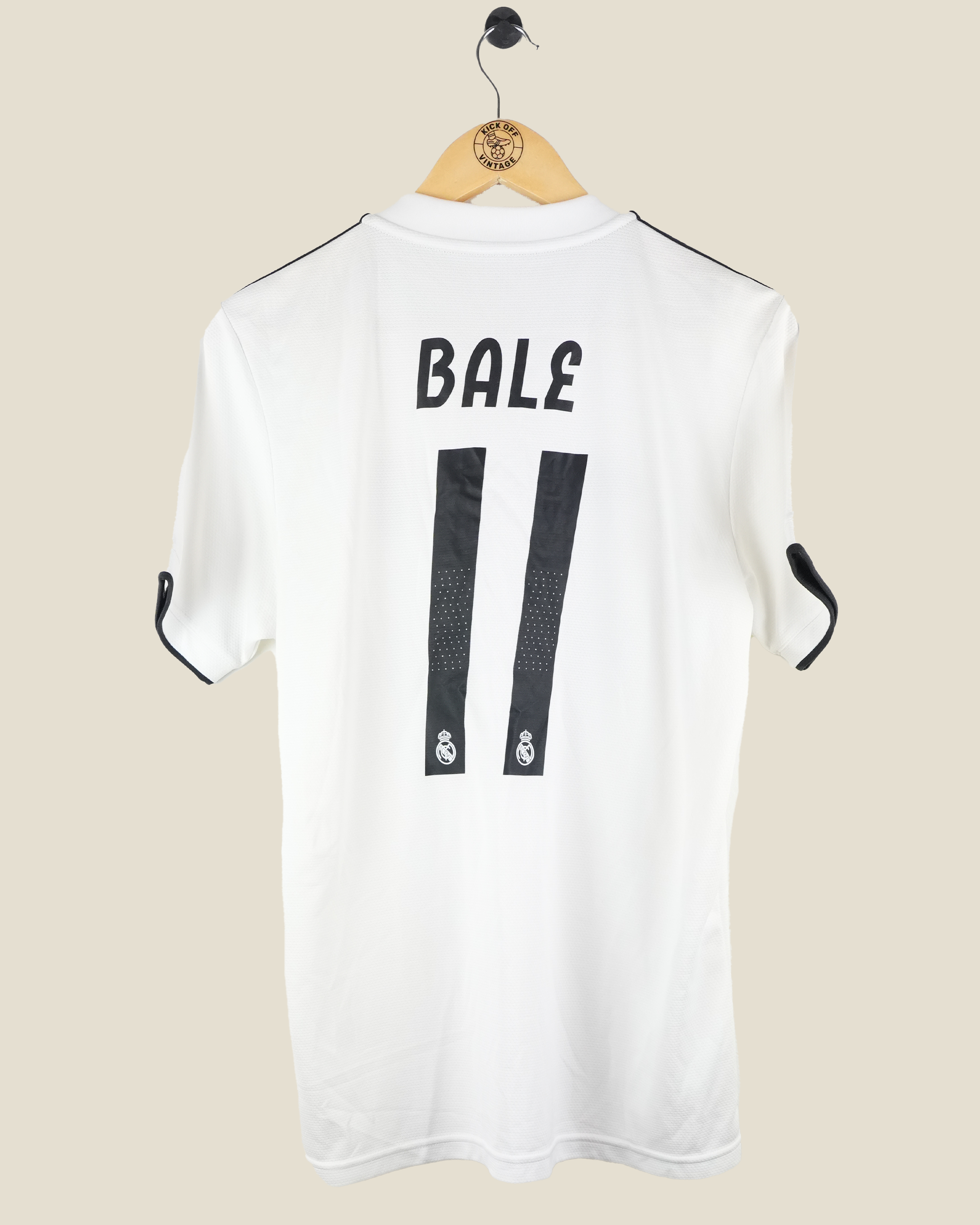 REAL MADRID 2018/19 BALE HOME SHIRT (M) ADIDAS