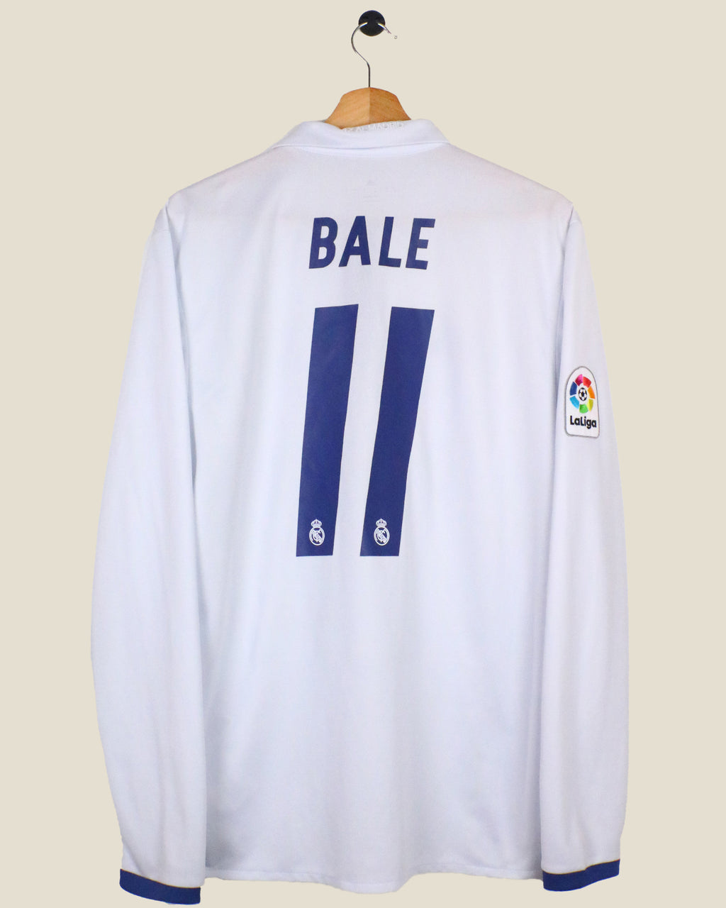 REAL MADRID 2016/17 BALE #11 HOME L/S (M) ADIDAS